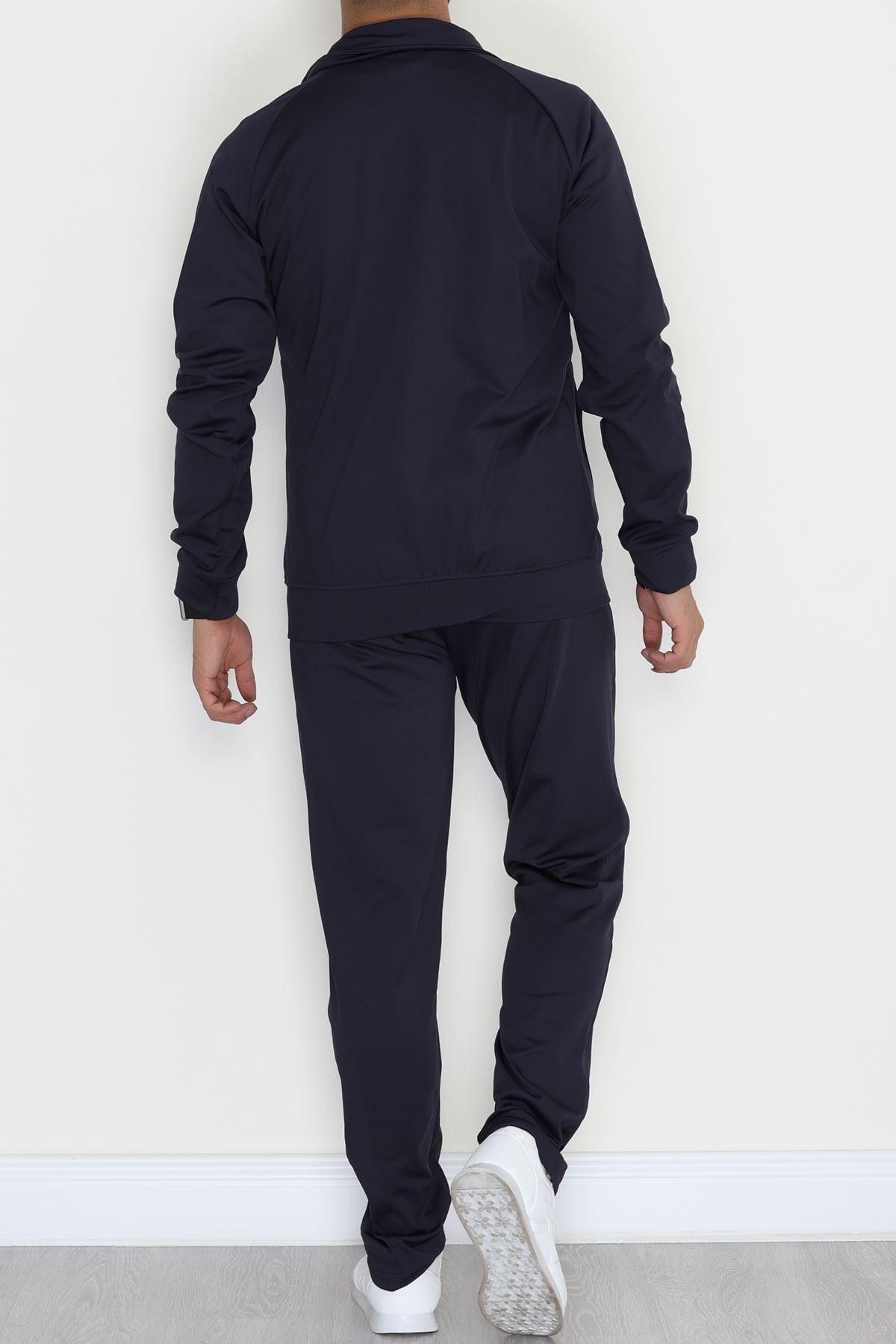 Önü Parçalı Dalgıç Erkek Eşofman Takımı Lacivert - 42536.1937.