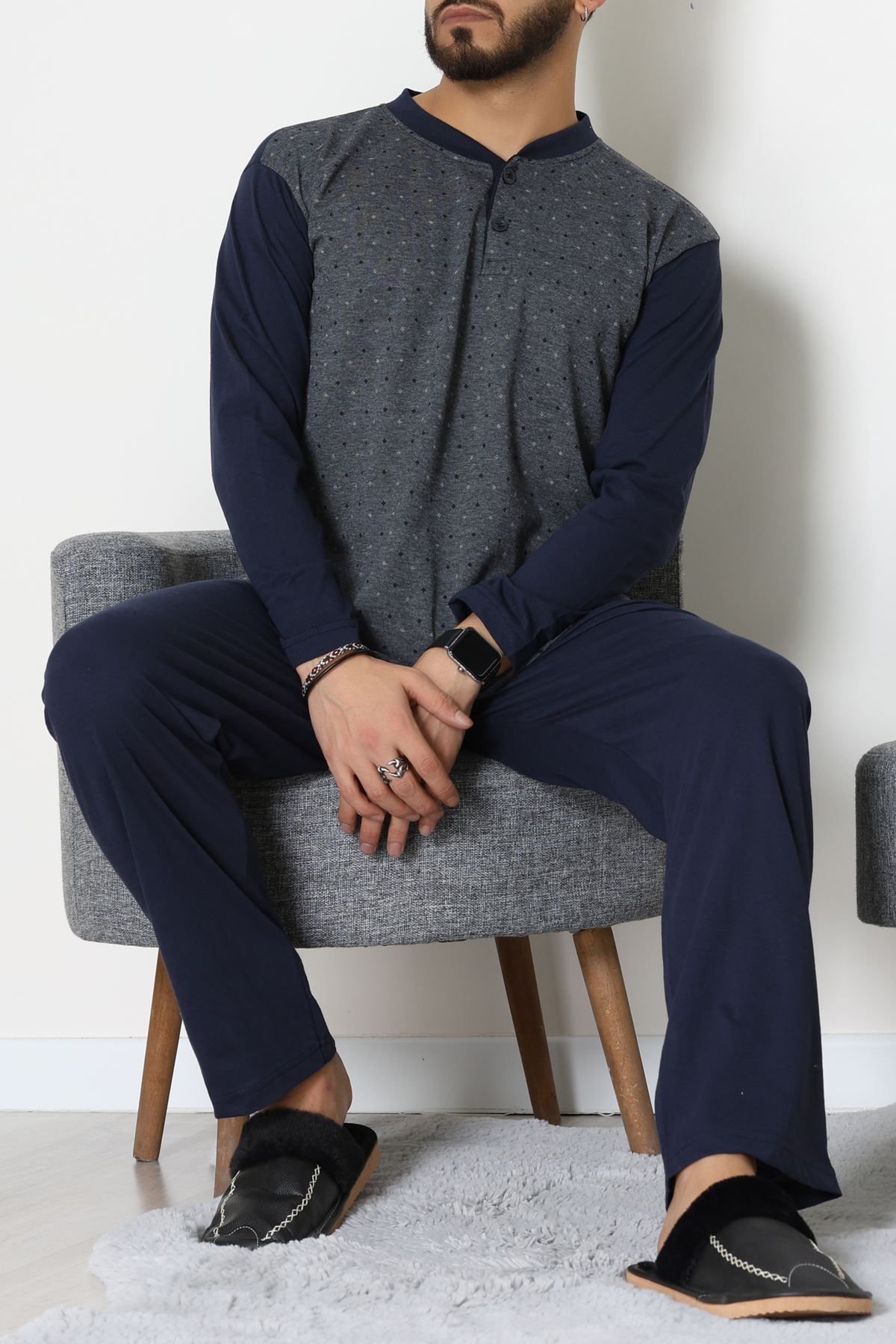 Süprem Jakarlı Erkek Pijama Takımı Anti - 70888.1838.