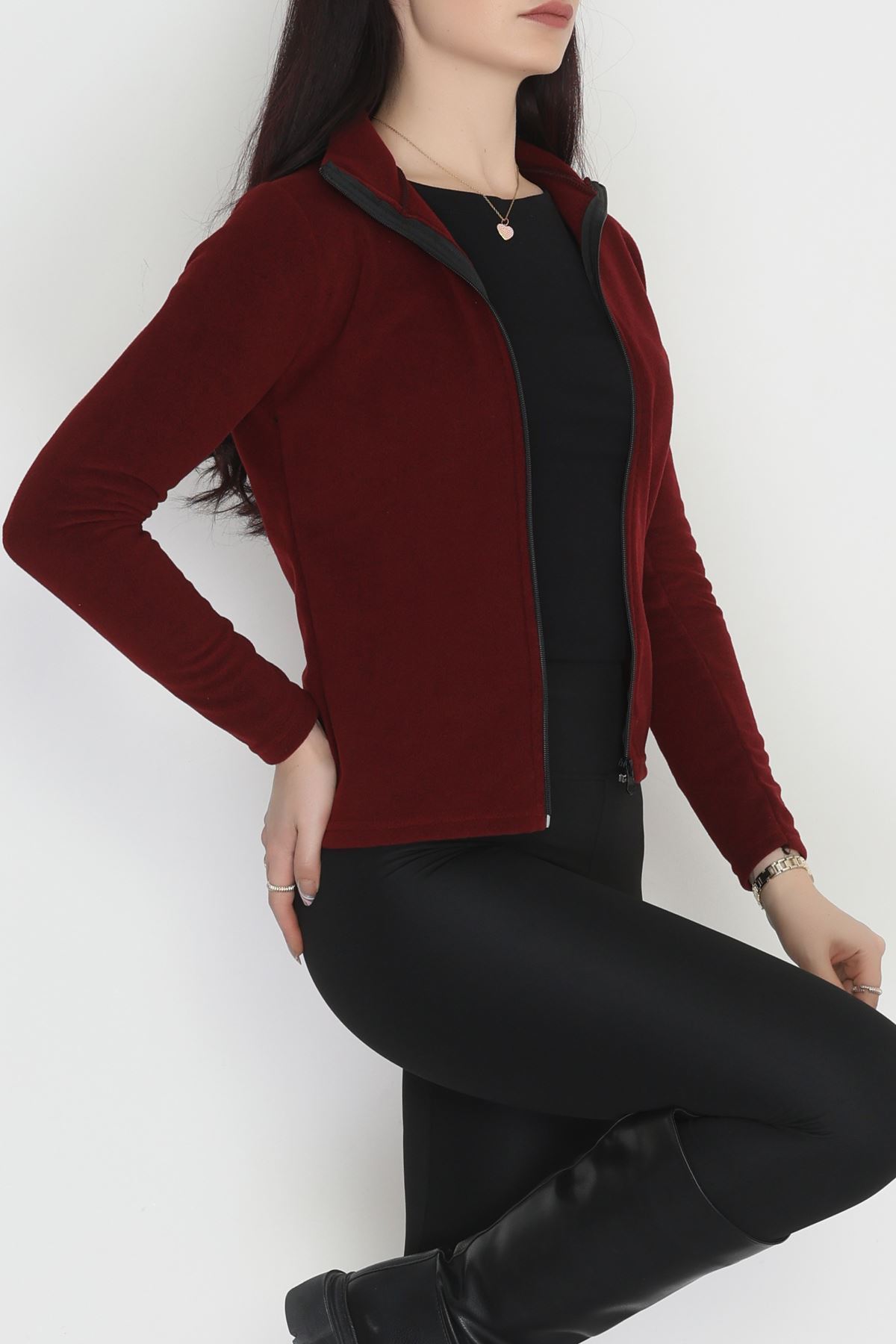 Polar Ceket Bordo - 52032.053.