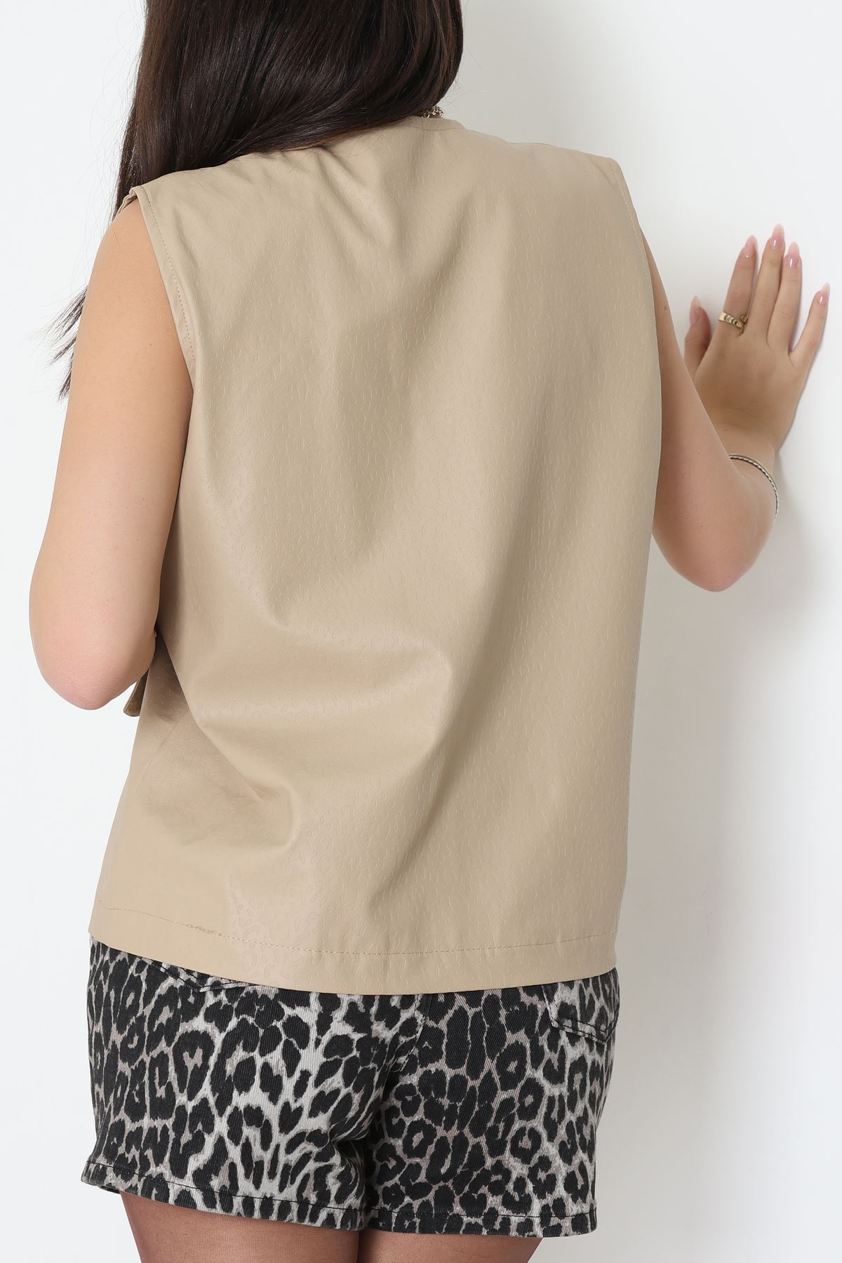 Deri Yelek Vizon - 8736.2126.