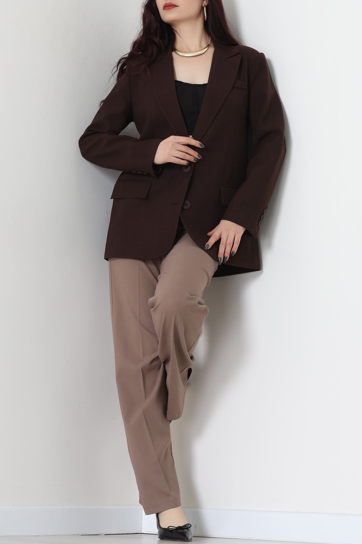 Blazer Ceket Kahve - 51245.1347.