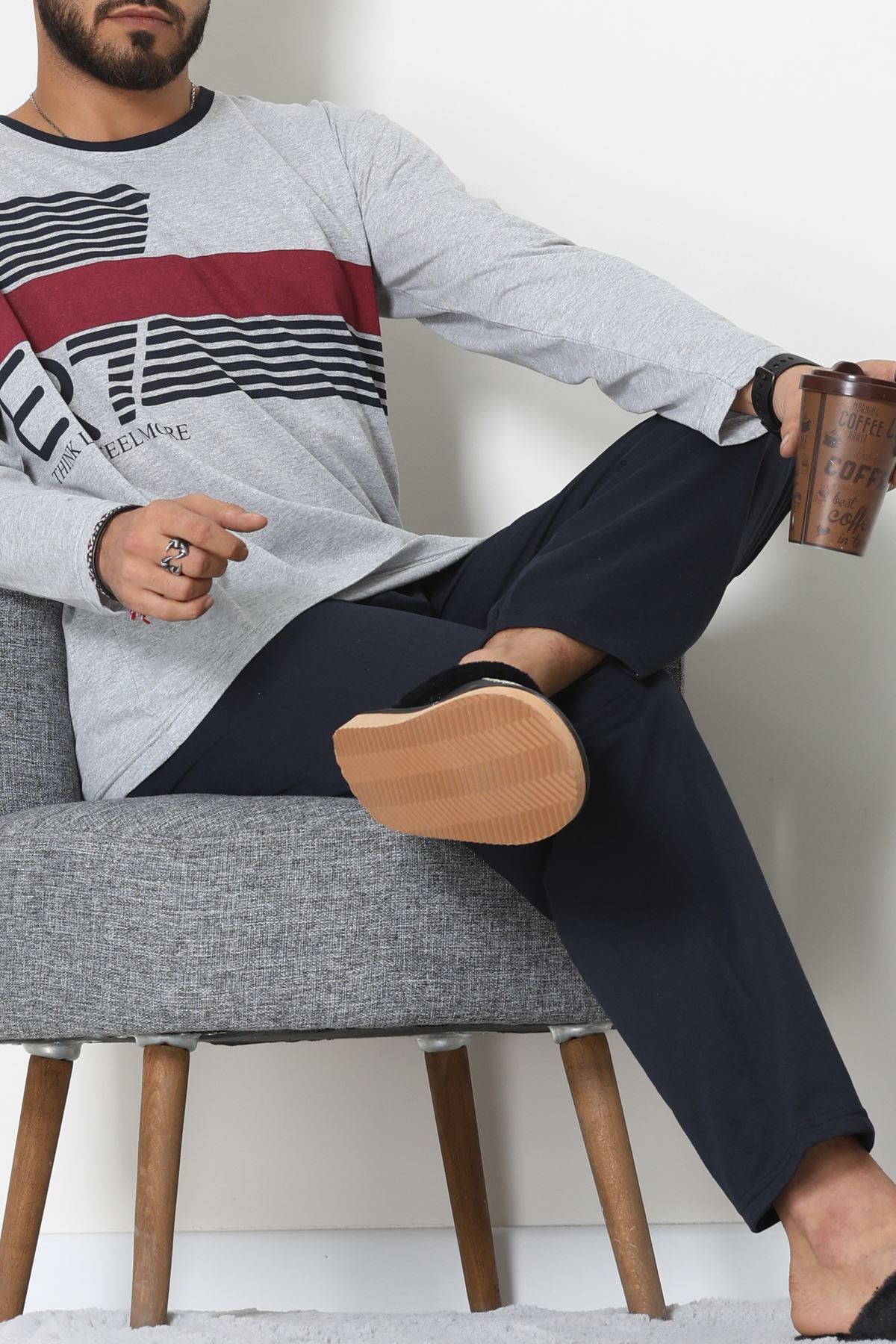 Süprem Erkek Pijama Takımı Grilaci - 42479.1838.