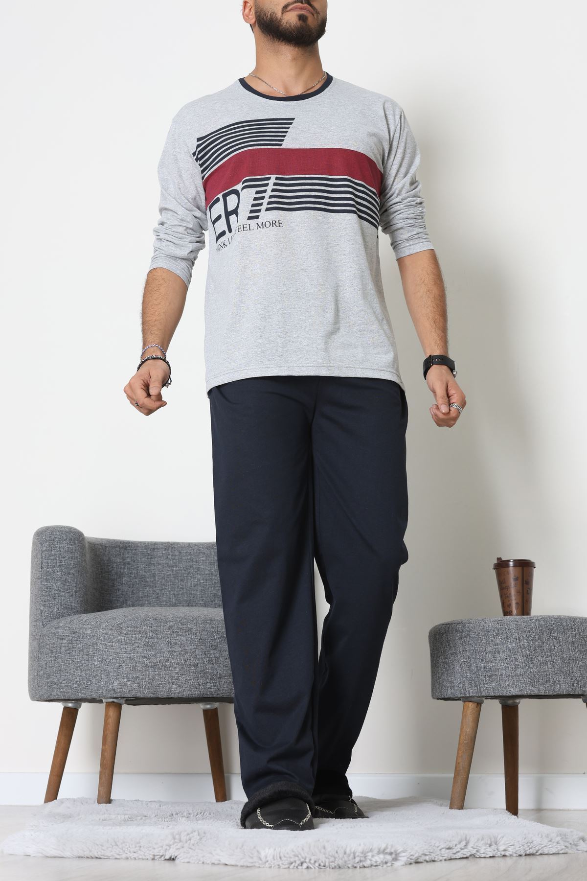 Süprem Erkek Pijama Takımı Grilaci - 42479.1838.