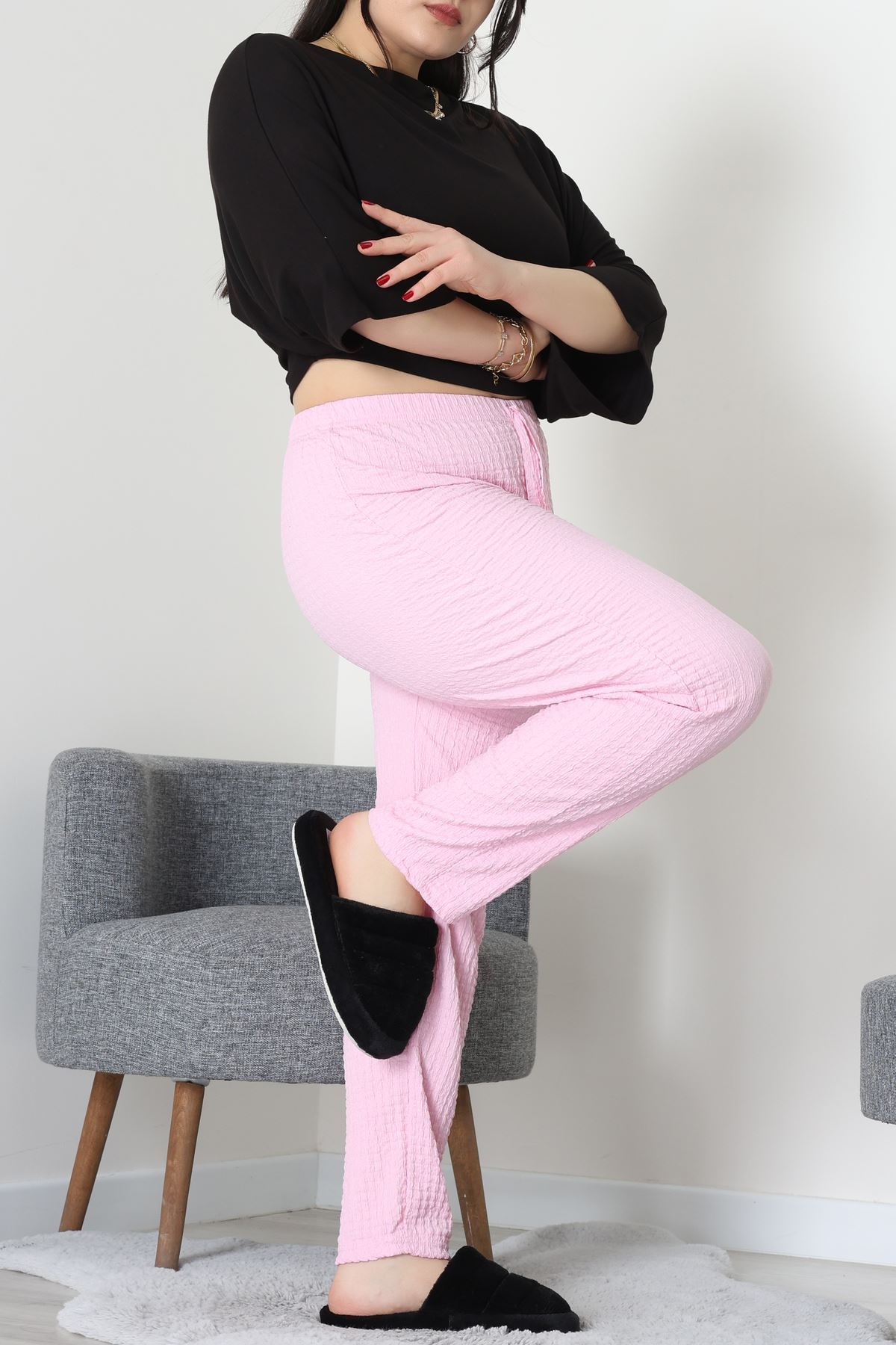 Büyük Beden Bubble Alt Pembe - 52124.1567.