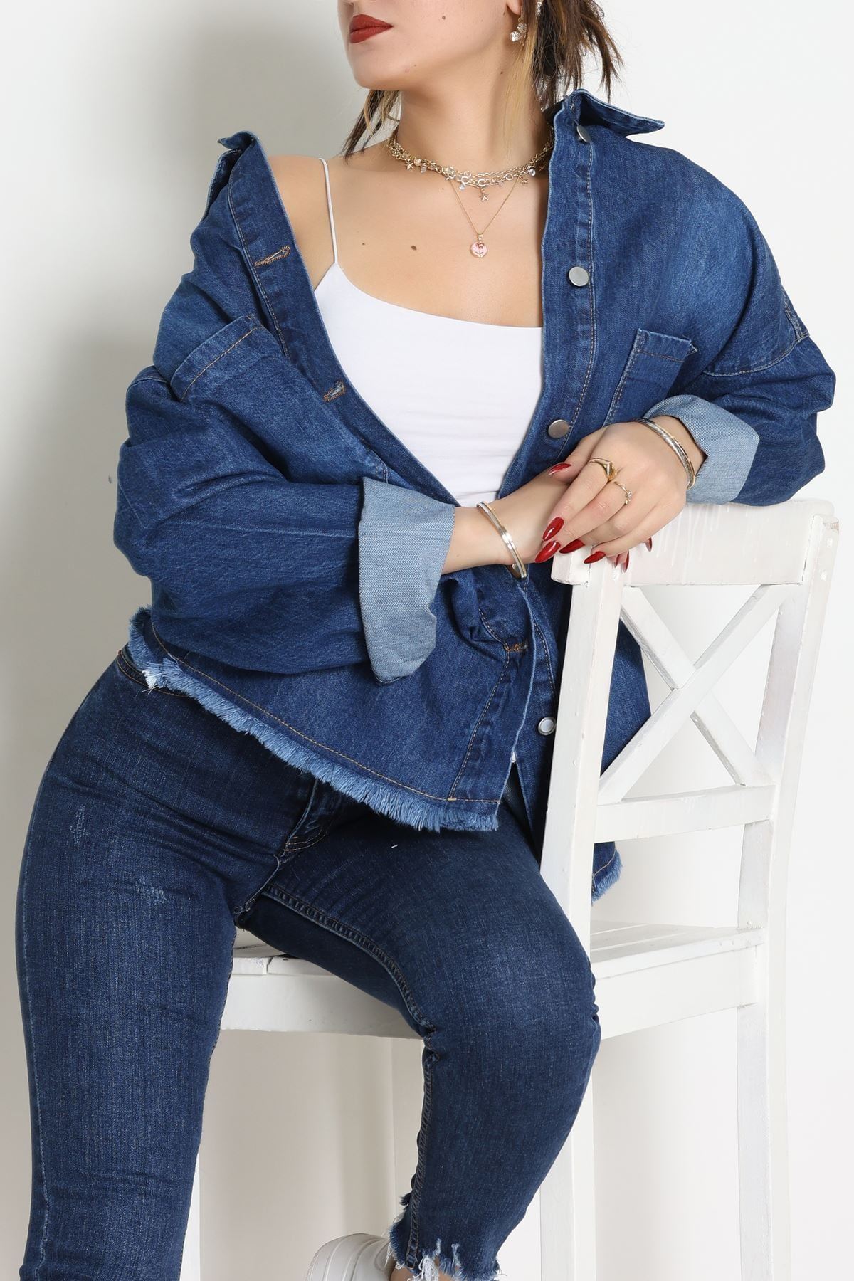 Kot Ceket Mavi - 31873.2088.