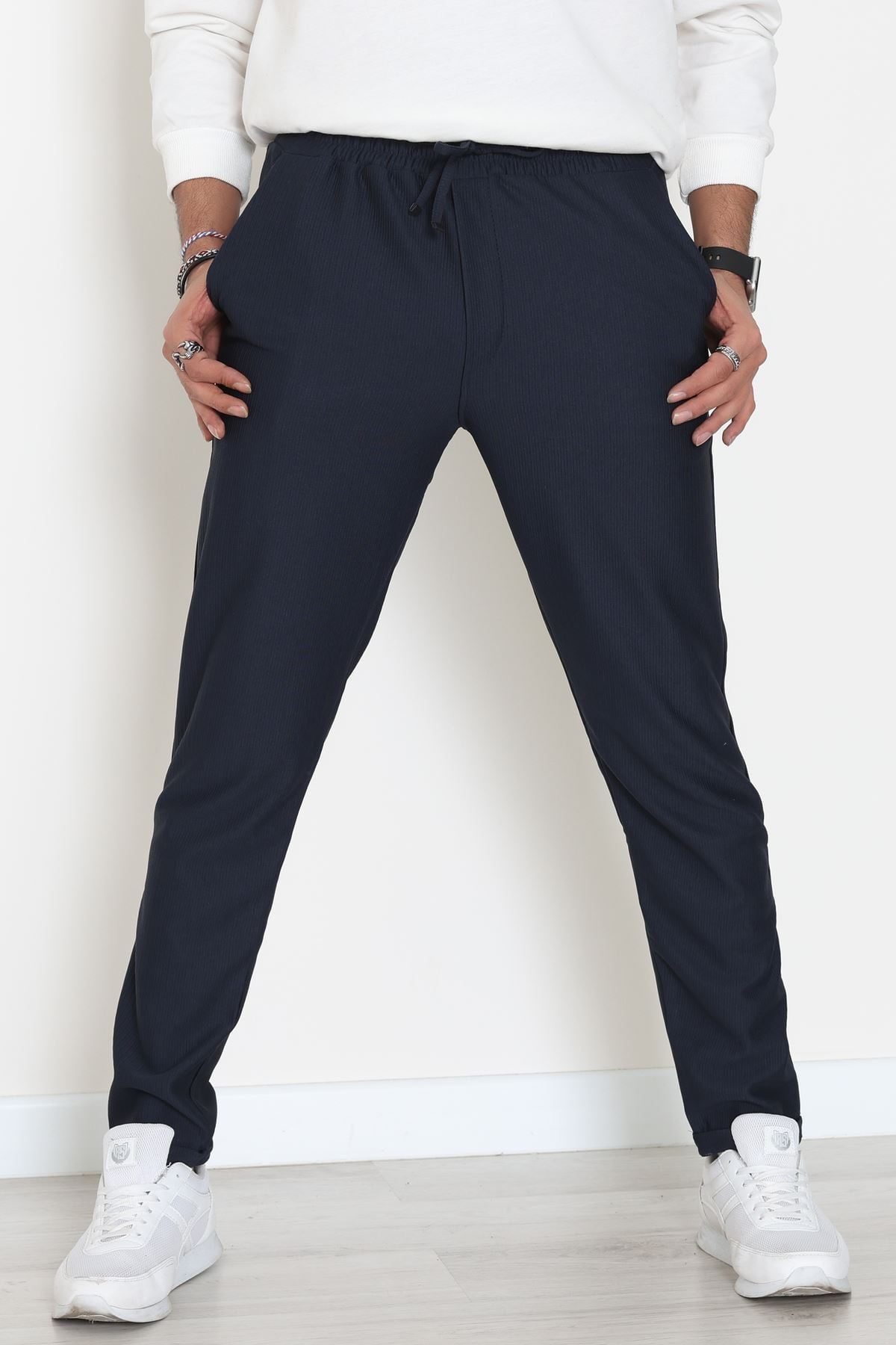 Ottoman Kumaş Erkek Pantolon Lacivert - 42190.1937.