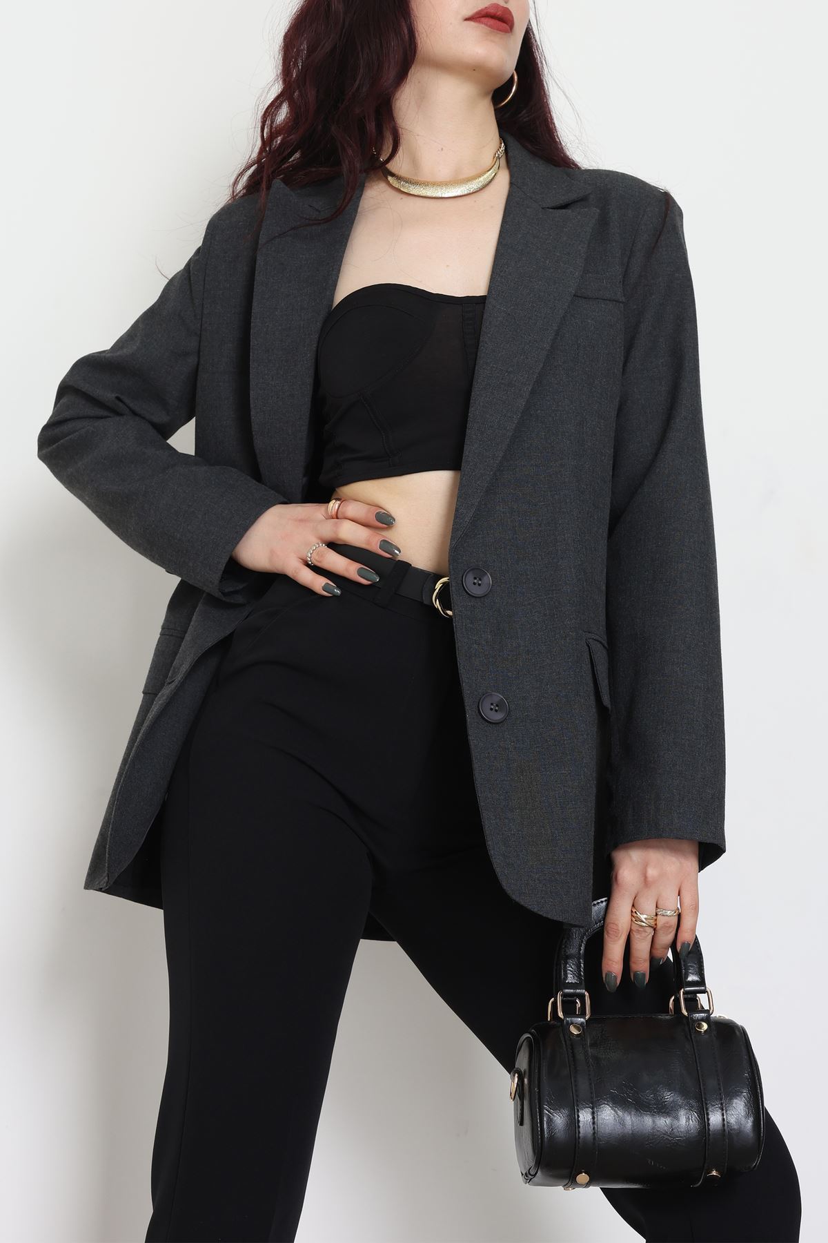 Blazer Ceket Antrasit - 51245.1347.