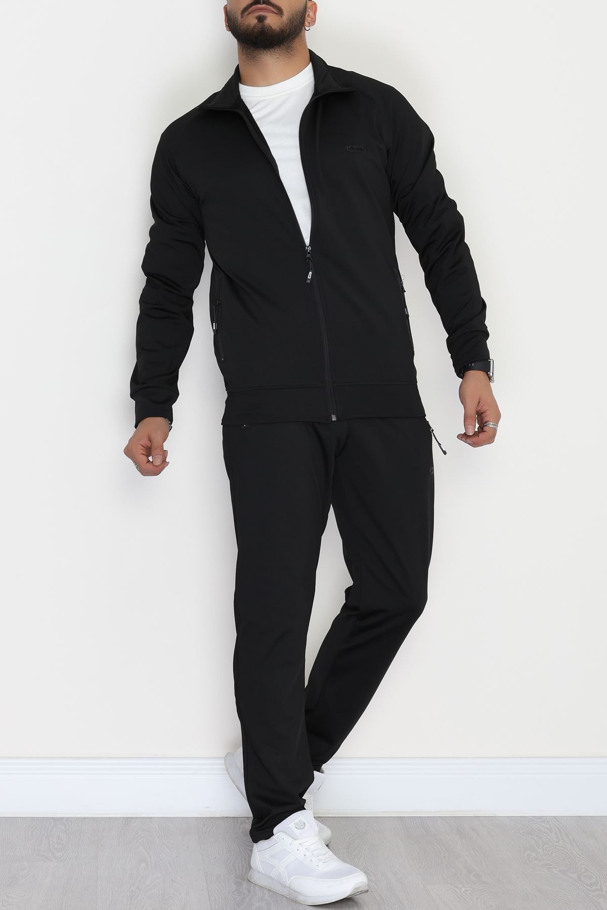 Dalgıç Kumaş Erkek Eşofman Takımı Siyah - 42537.1937.