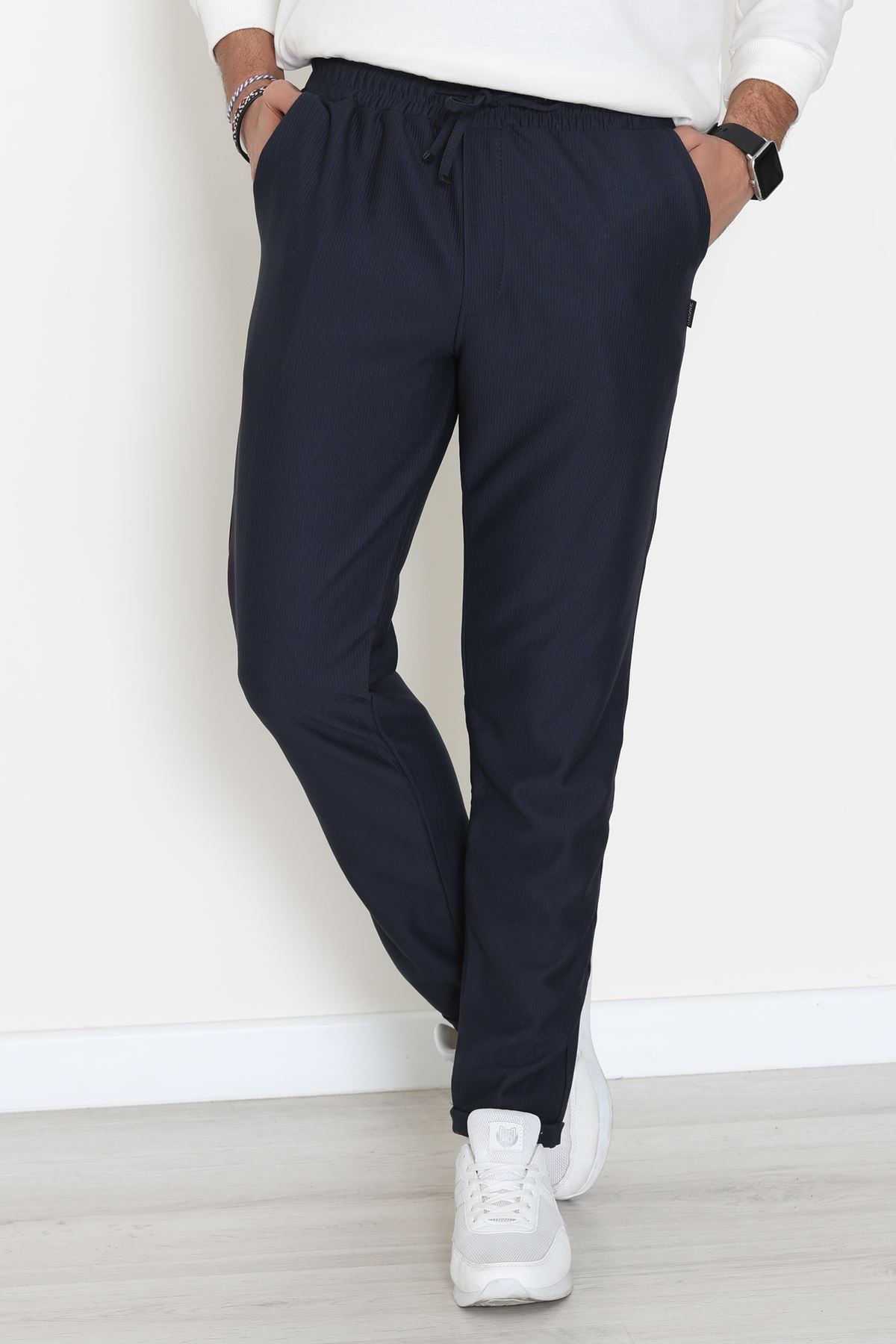 Ottoman Kumaş Erkek Pantolon Lacivert - 42190.1937.