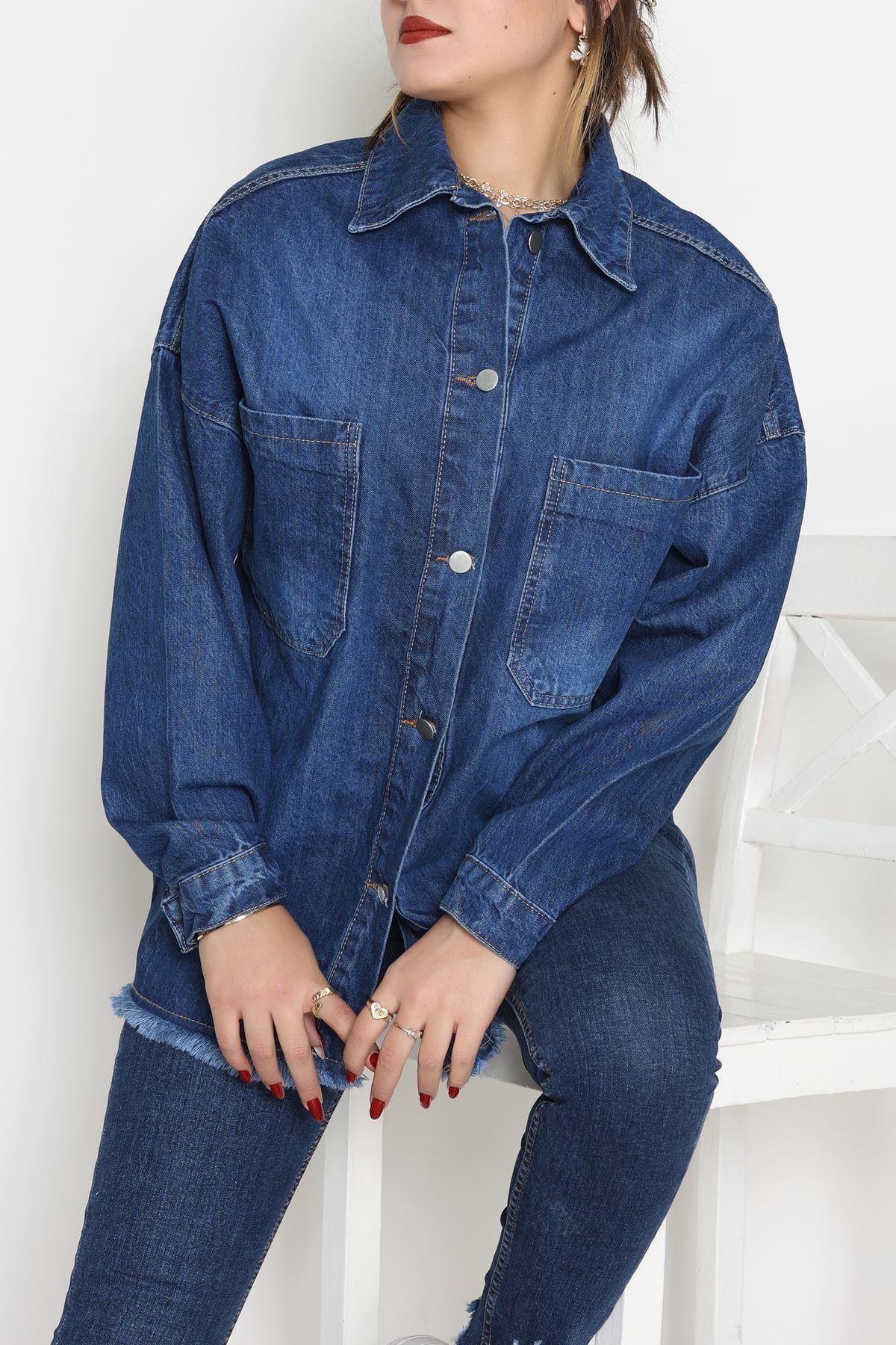 Kot Ceket Mavi - 31873.2088.