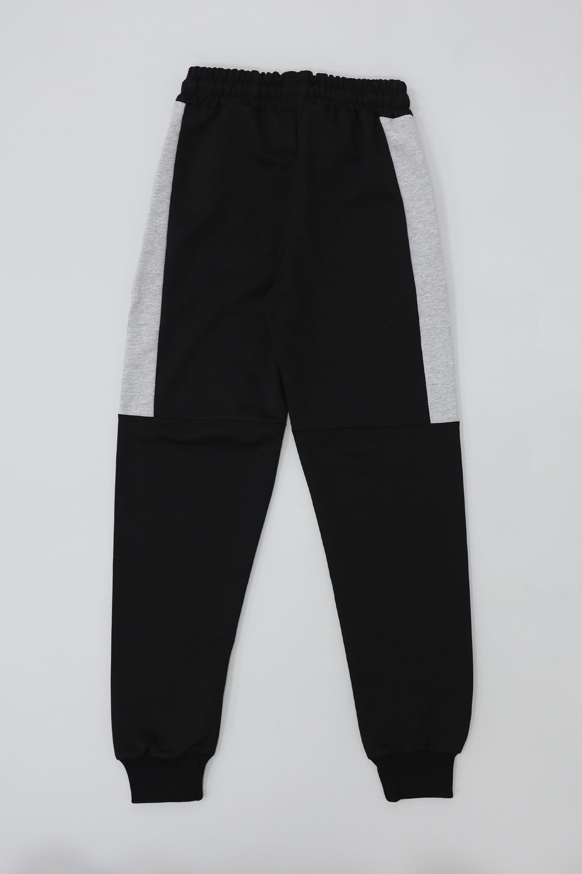 8-16 Yaş 2 İplik Likralı Eşofman Altı Siyah - 52173.2066.