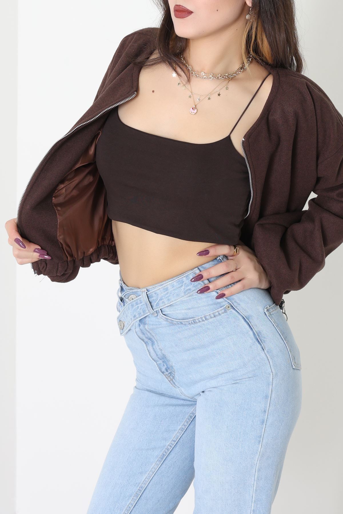 Bomber Ceket Kahve - 8796.179.