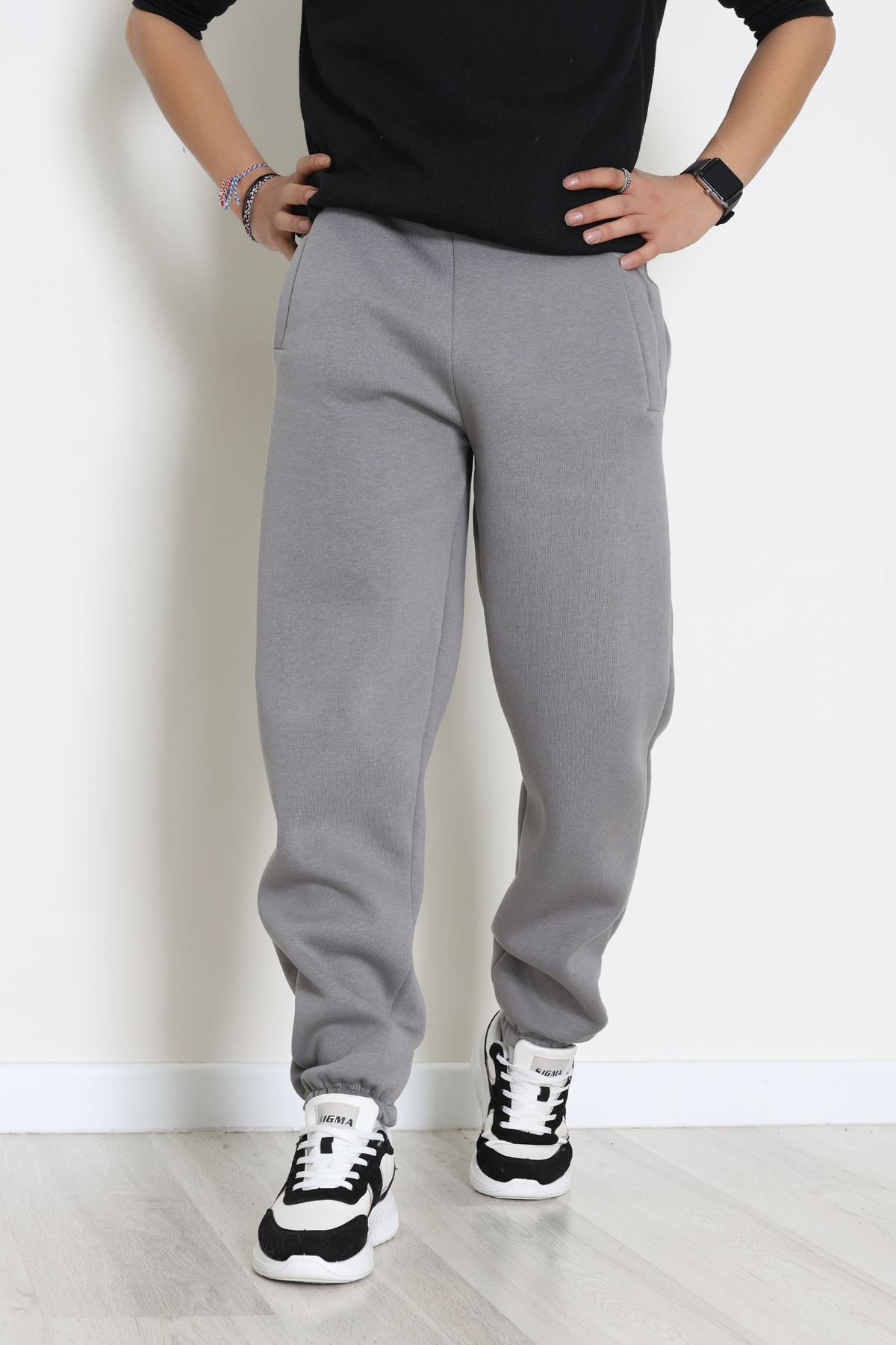 3 İplik Şardonlu Erkek Eşofman Altı Antrasit - 42615.1878.