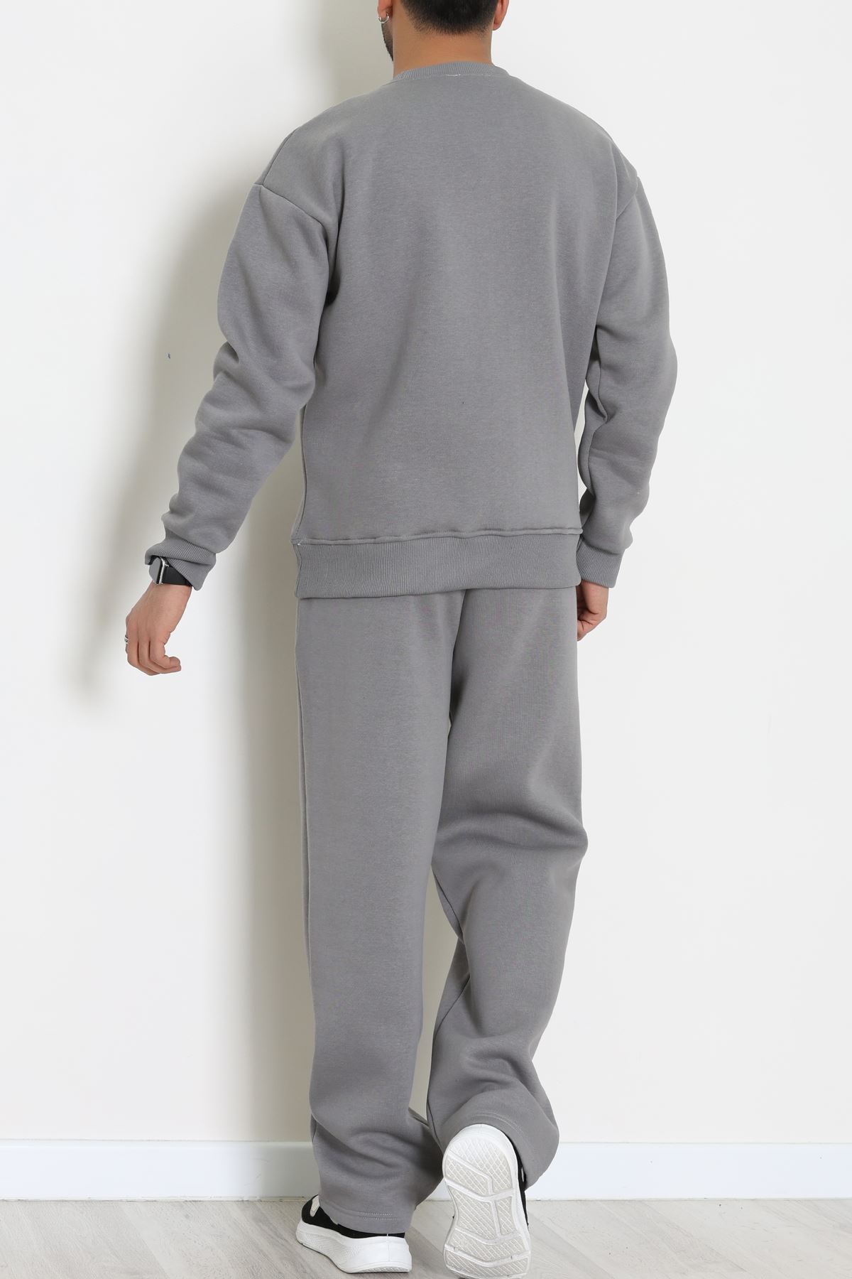 3 İplik Şardonlu Erkek Eşofman Takımı Antrasit - 42614.1878.