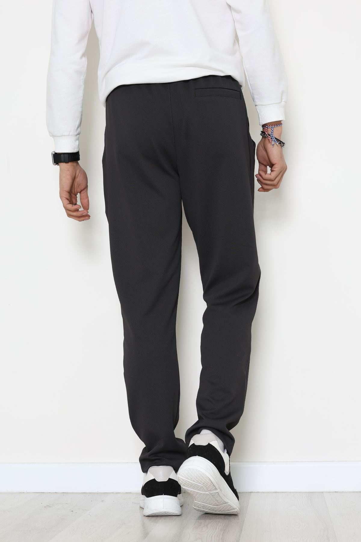 Rahat Kesim Penye Pike Erkek Pantolon Antrasit - 81377.1837.