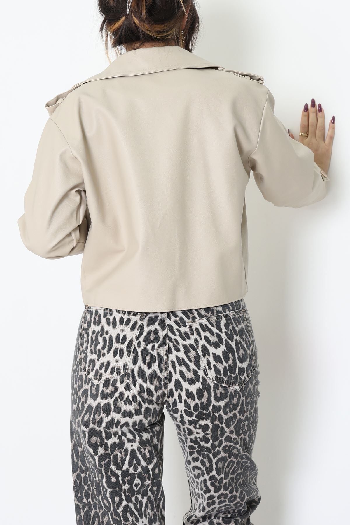 Astarlı Deri Ceket Taş - 8678.179.