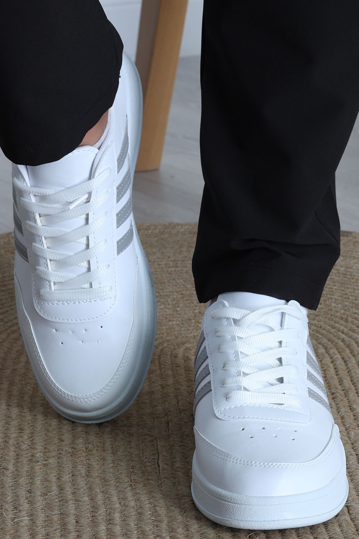 Erkek Spor Ayakkabı Beyazgri - 31476.264.