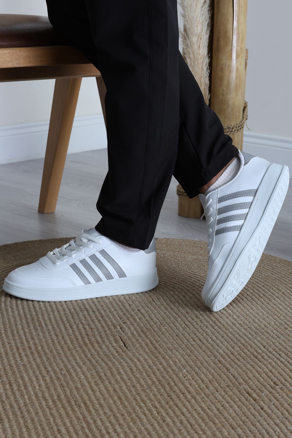 Erkek Spor Ayakkabı Beyazgri - 31476.264.