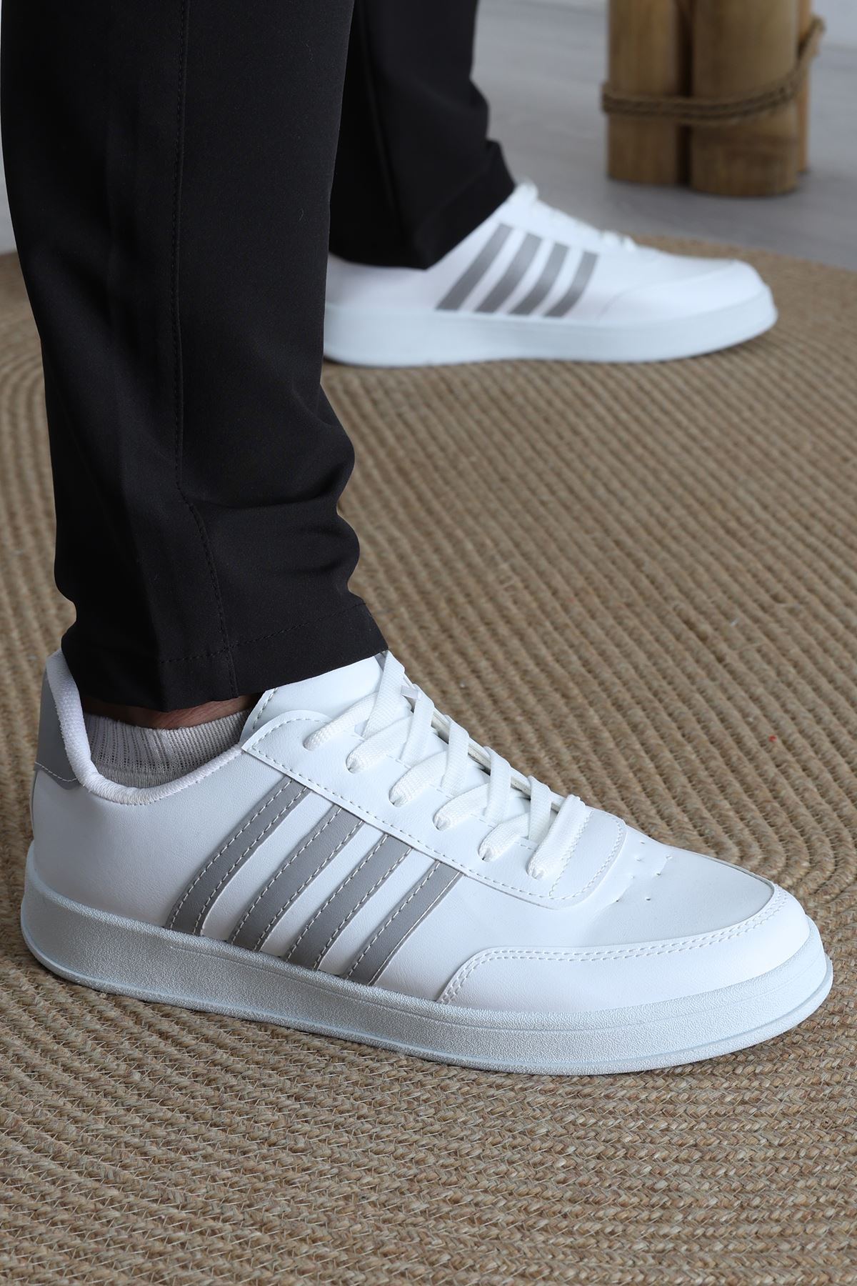 Erkek Spor Ayakkabı Beyazgri - 31476.264.