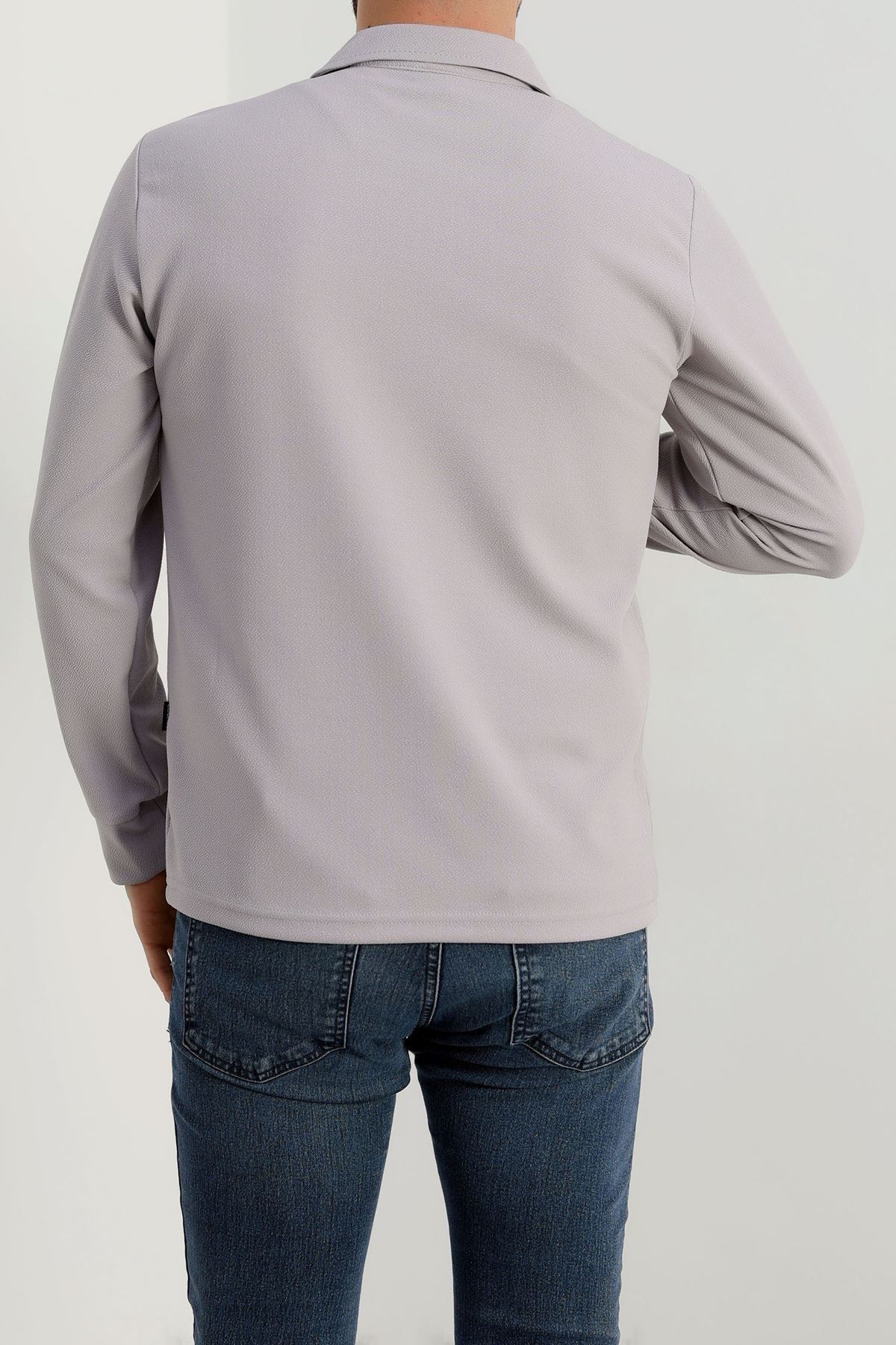 Zra Krep Polo Yaka Erkek Sweat Boyalıgri - 42186.1937.