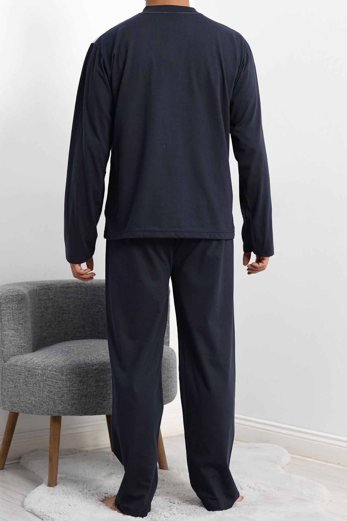 Süprem Erkek Pijama Takımı Gri - 42004.1838.