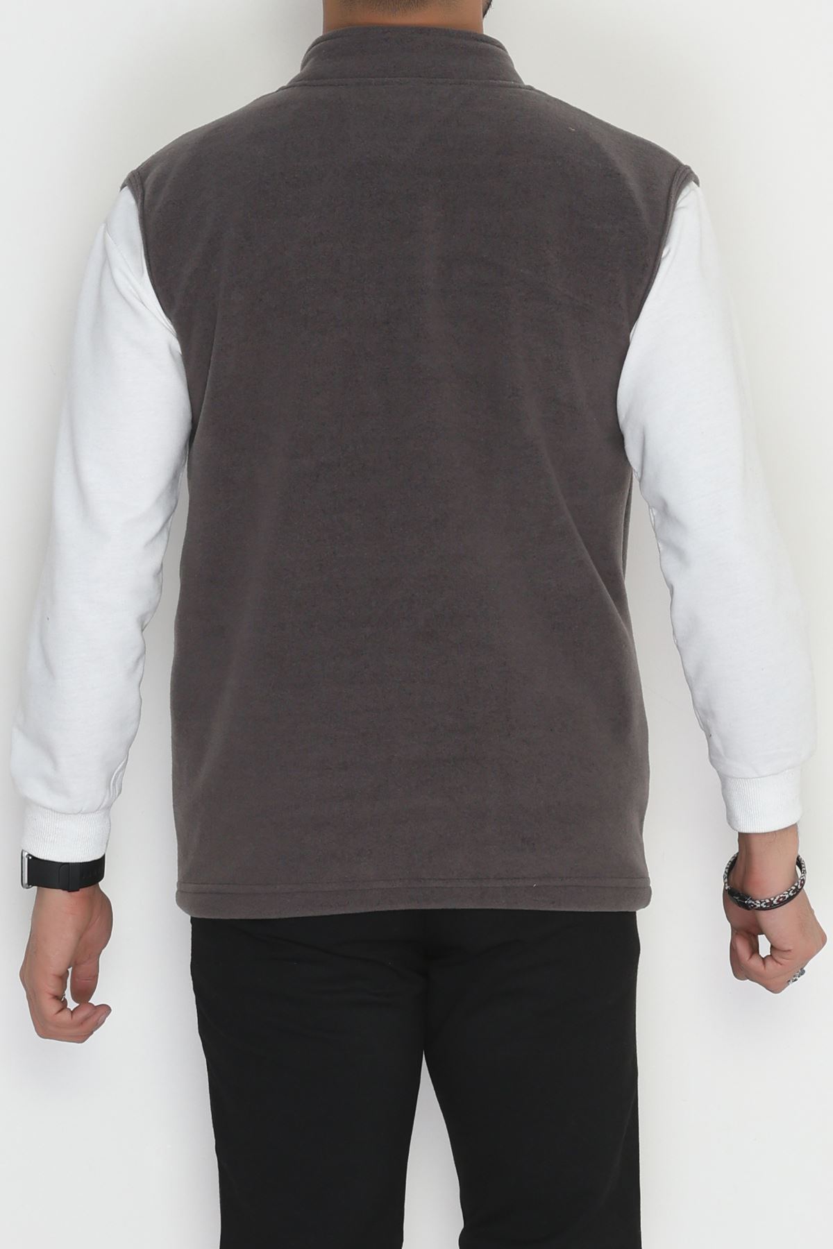 Tüylenmeyen Erkek Polar Yelek Antrasit - 42598.1937.