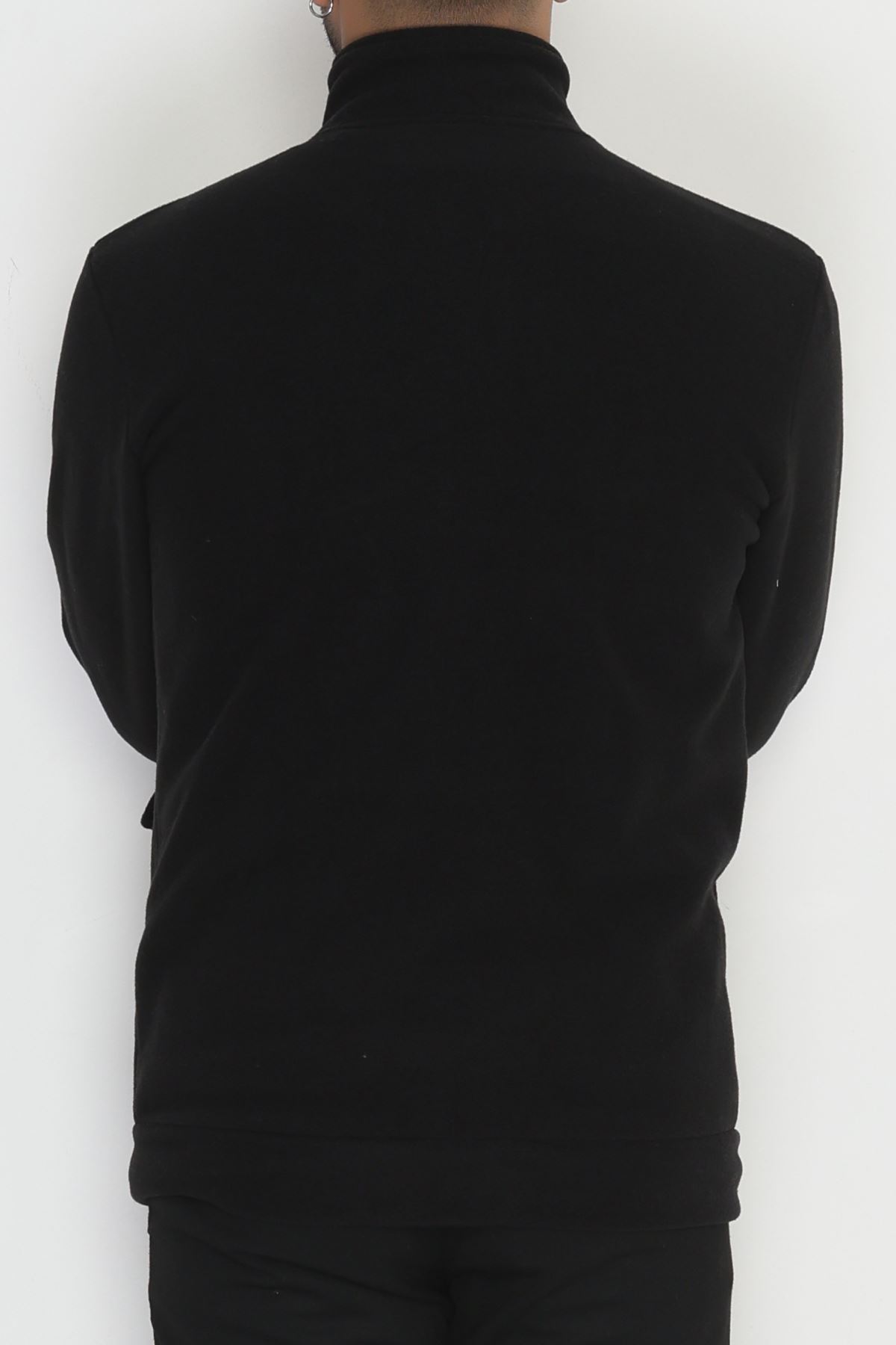 Tüylenmeyen Erkek Polar Gömlek Siyah - 42597.1937.