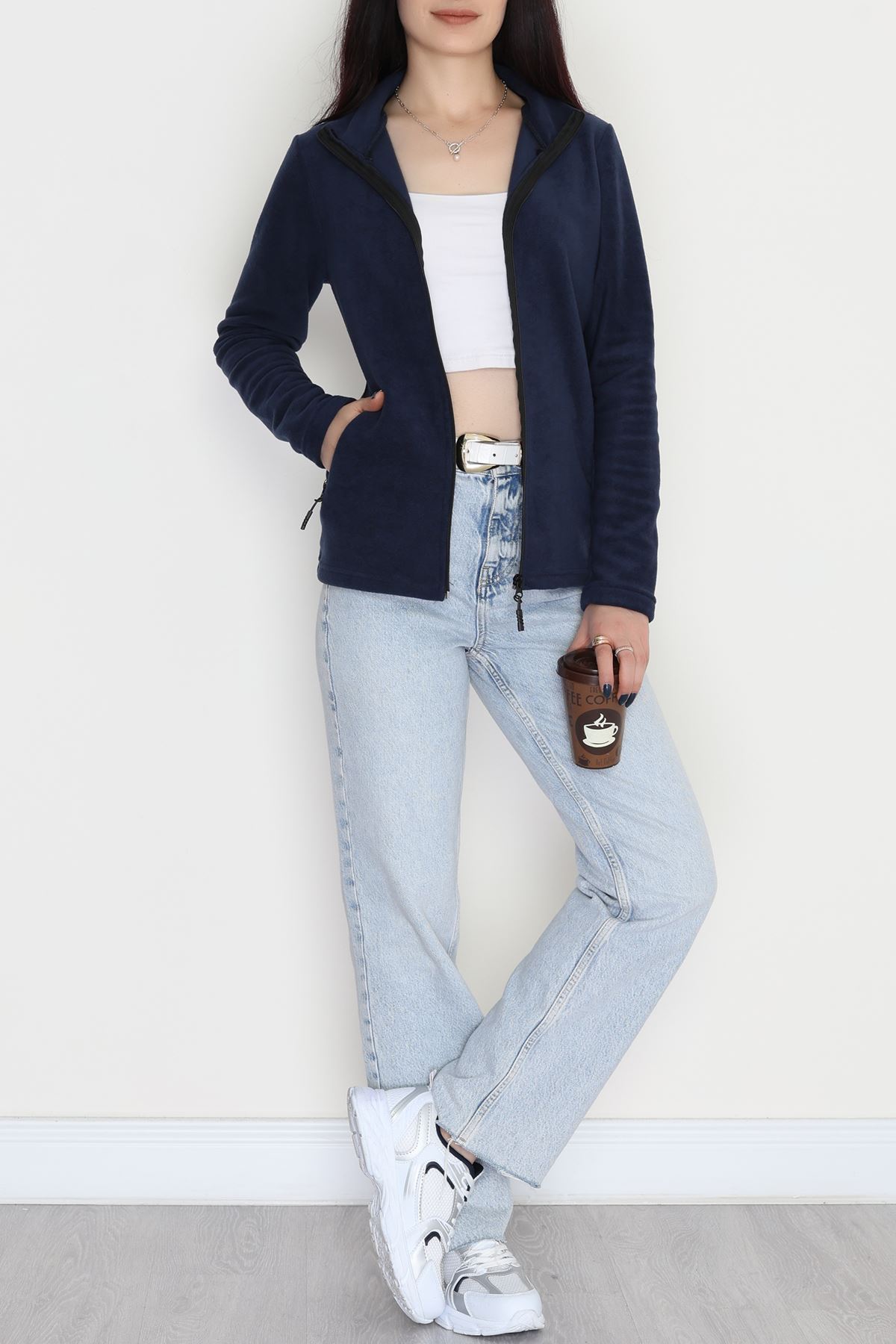 Unisex Polar Ceket Lacivert - 51002.053.