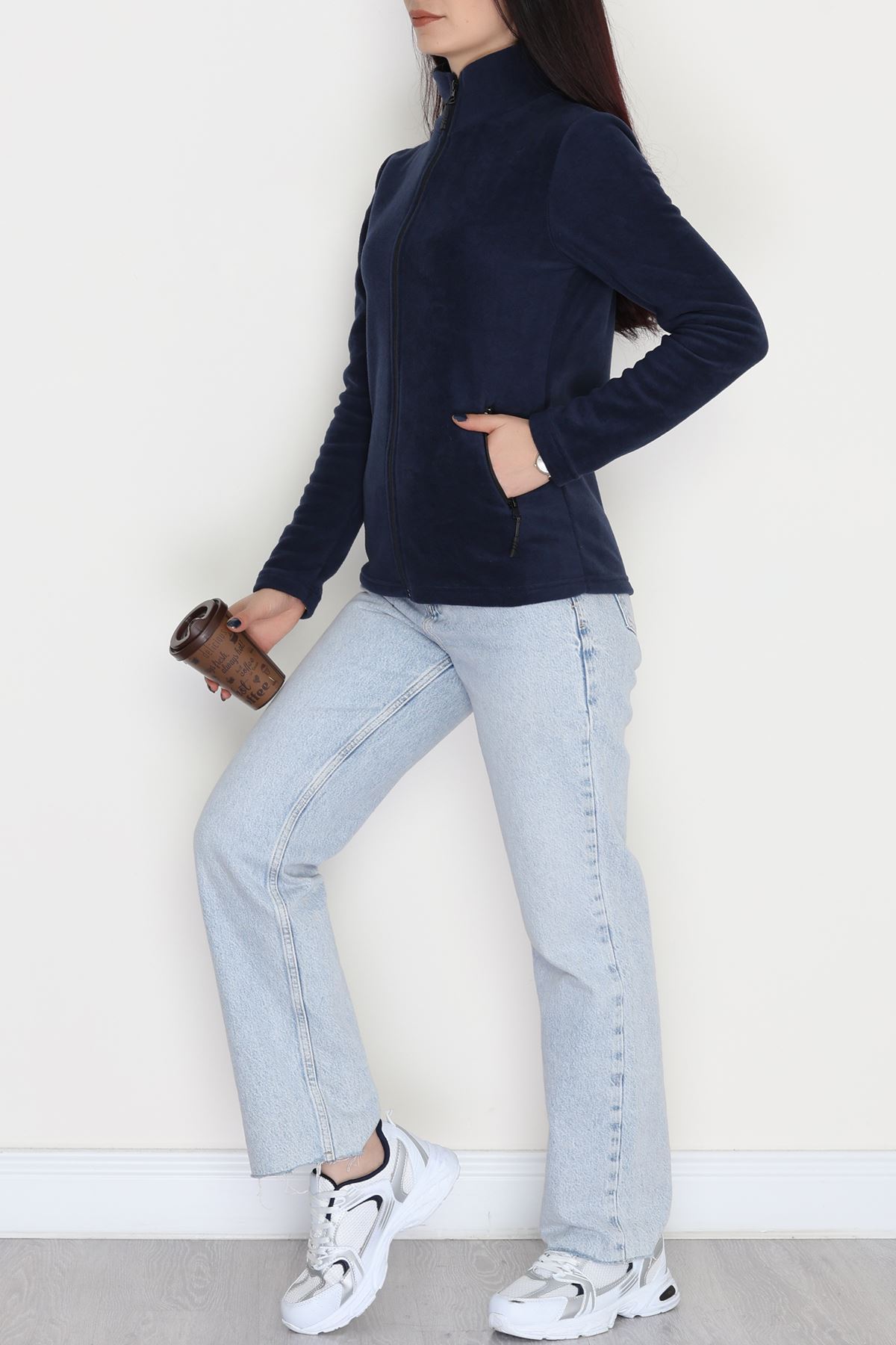 Unisex Polar Ceket Lacivert - 51002.053.