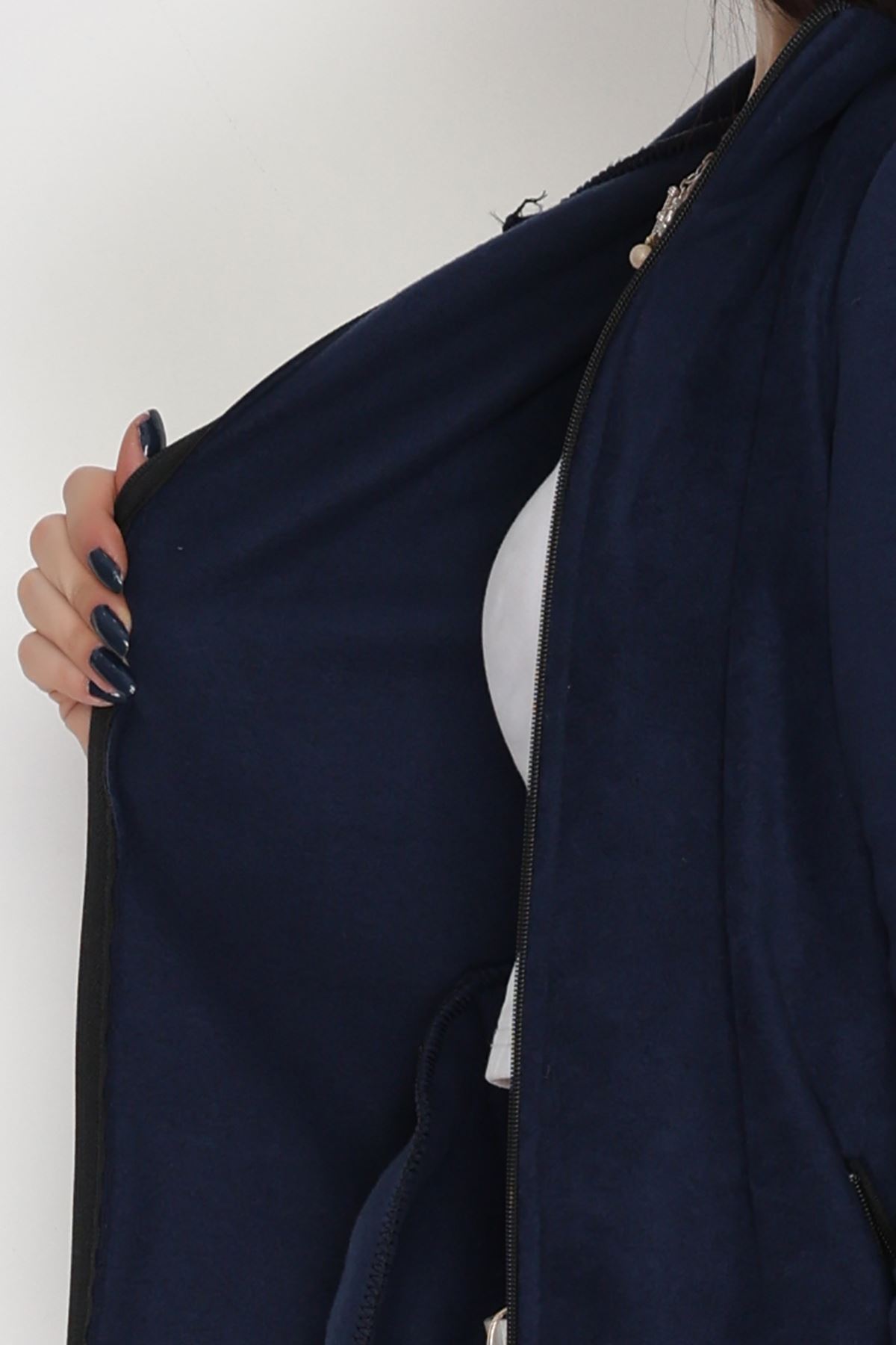 Unisex Polar Ceket Lacivert - 51002.053.