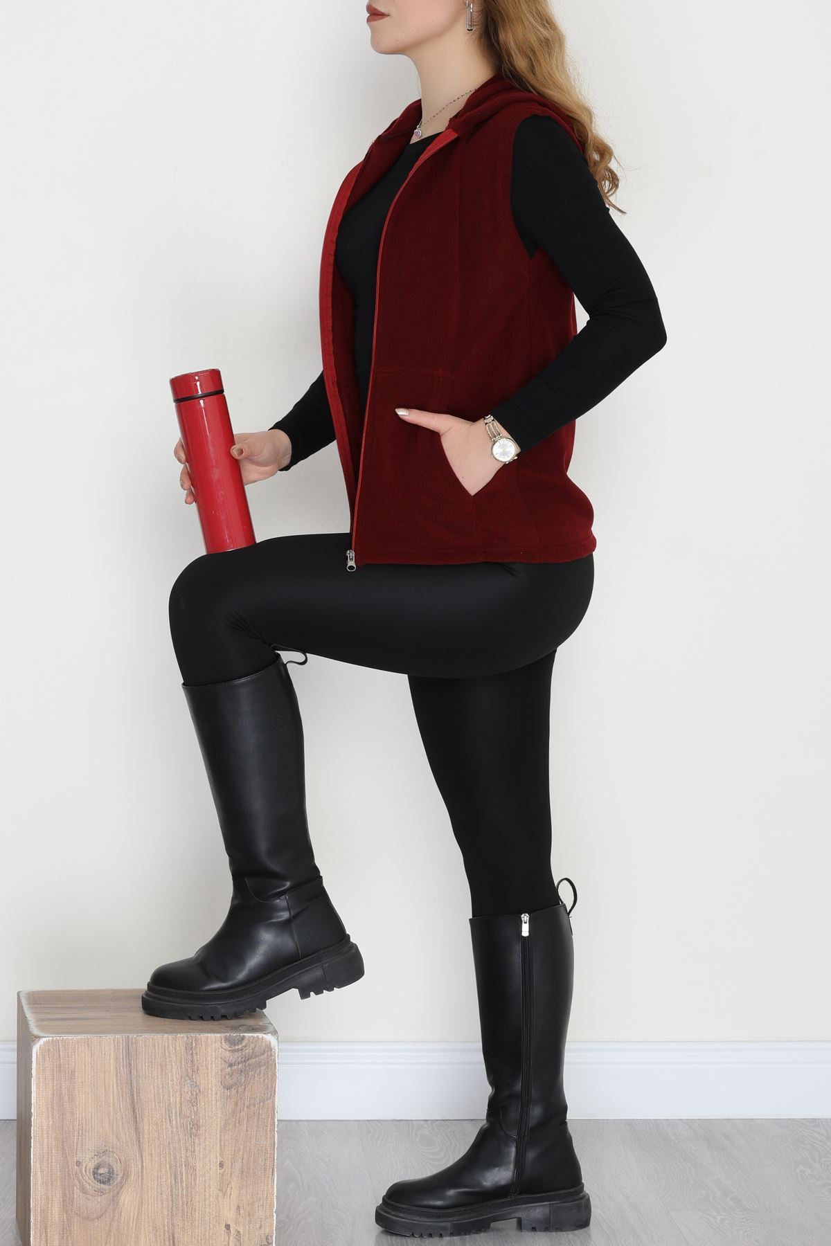 Polar Yelek Bordo - 52033.053.