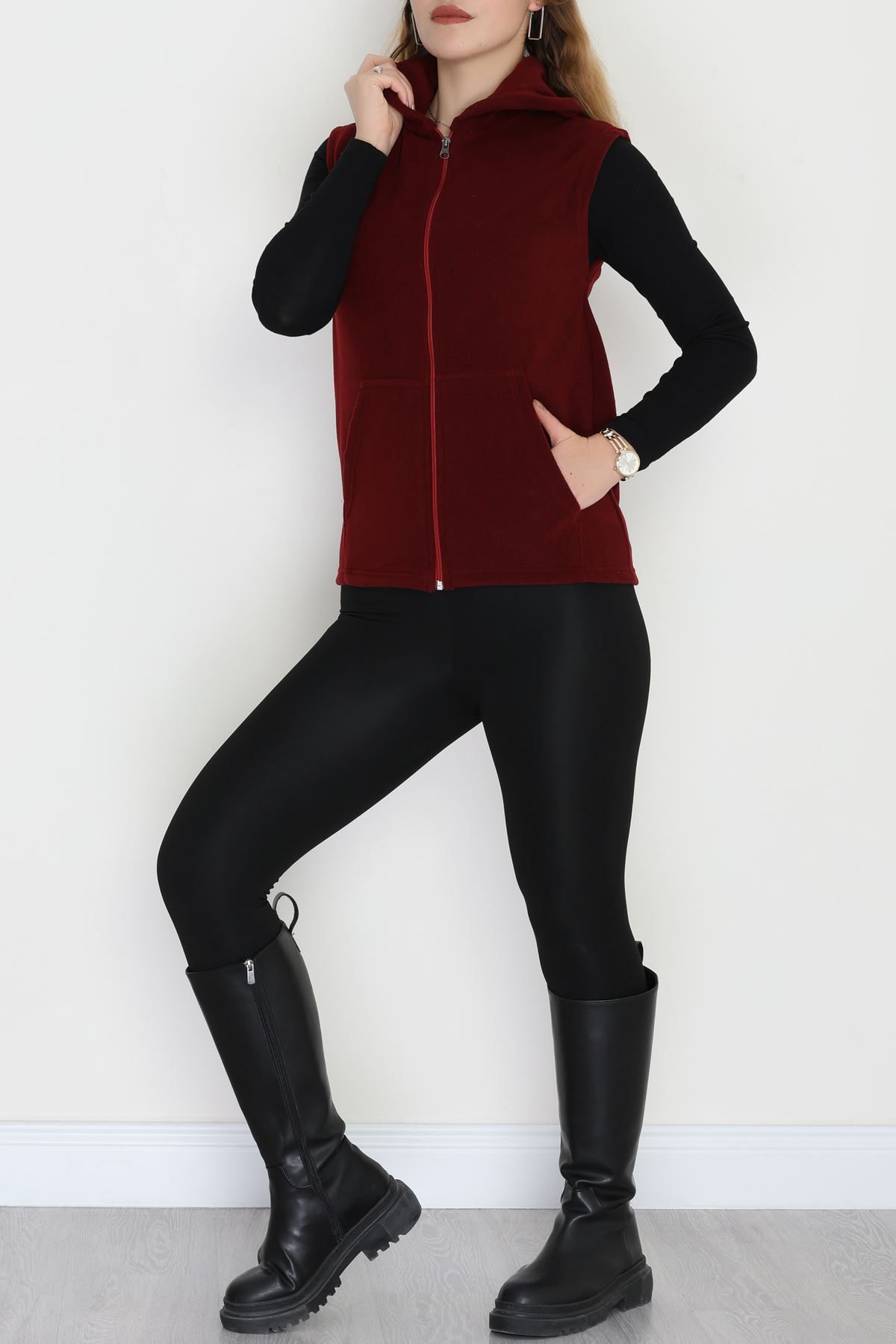 Polar Yelek Bordo - 52033.053.