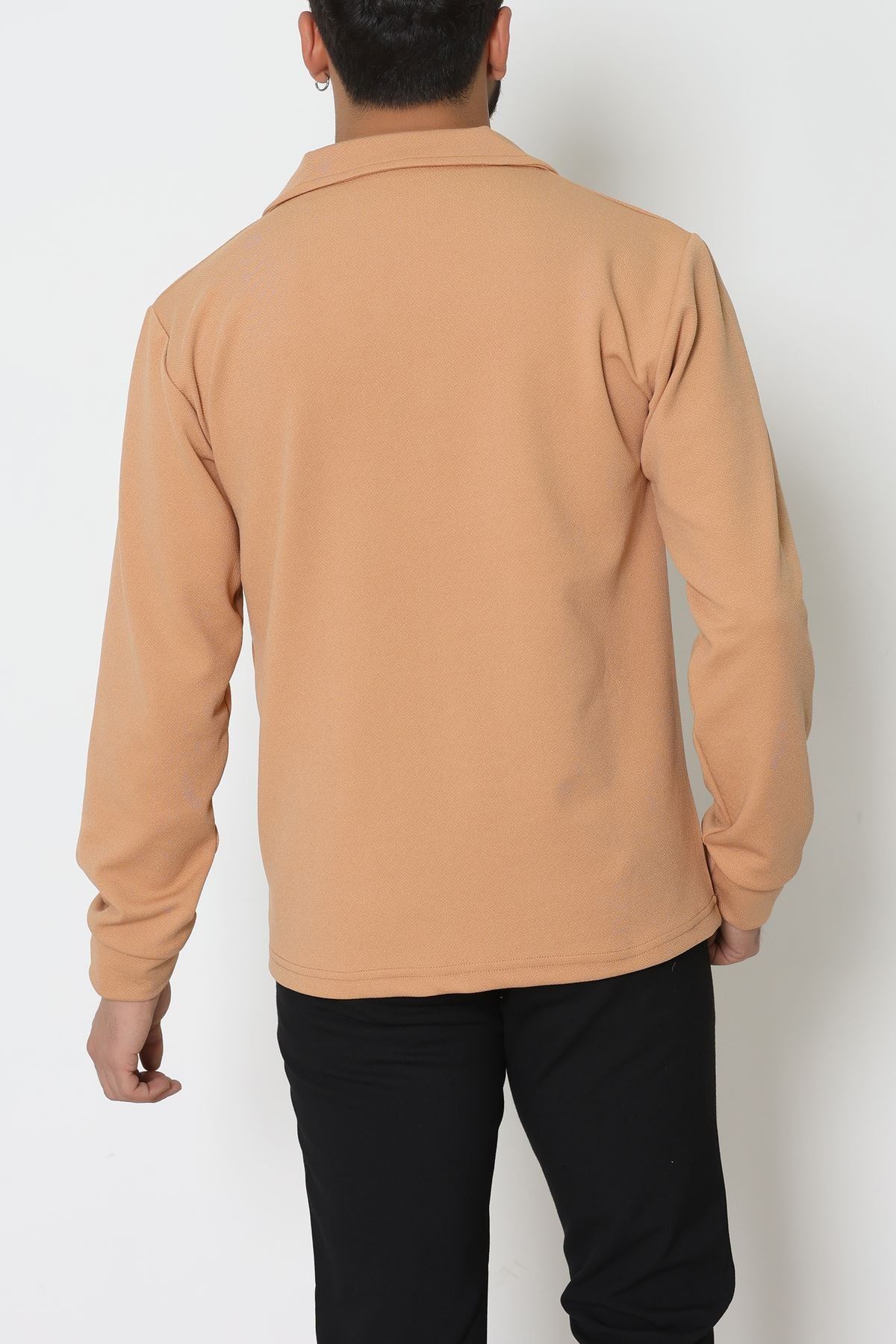 Zra Krep Polo Yaka Erkek Sweat Camel - 42186.1937.
