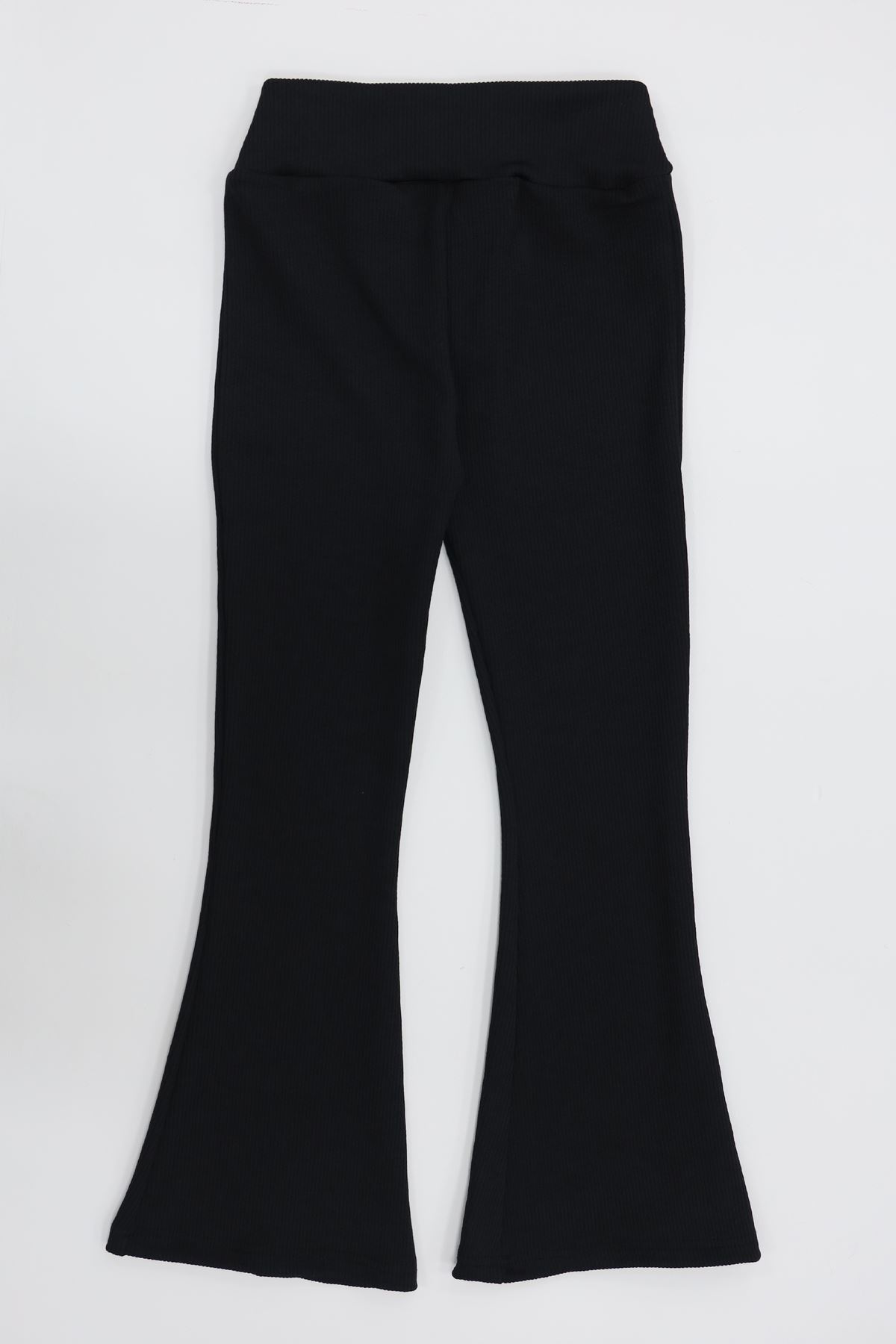 9-13 Yaş İspanyol Paça Tayt Siyah - 55035.904.