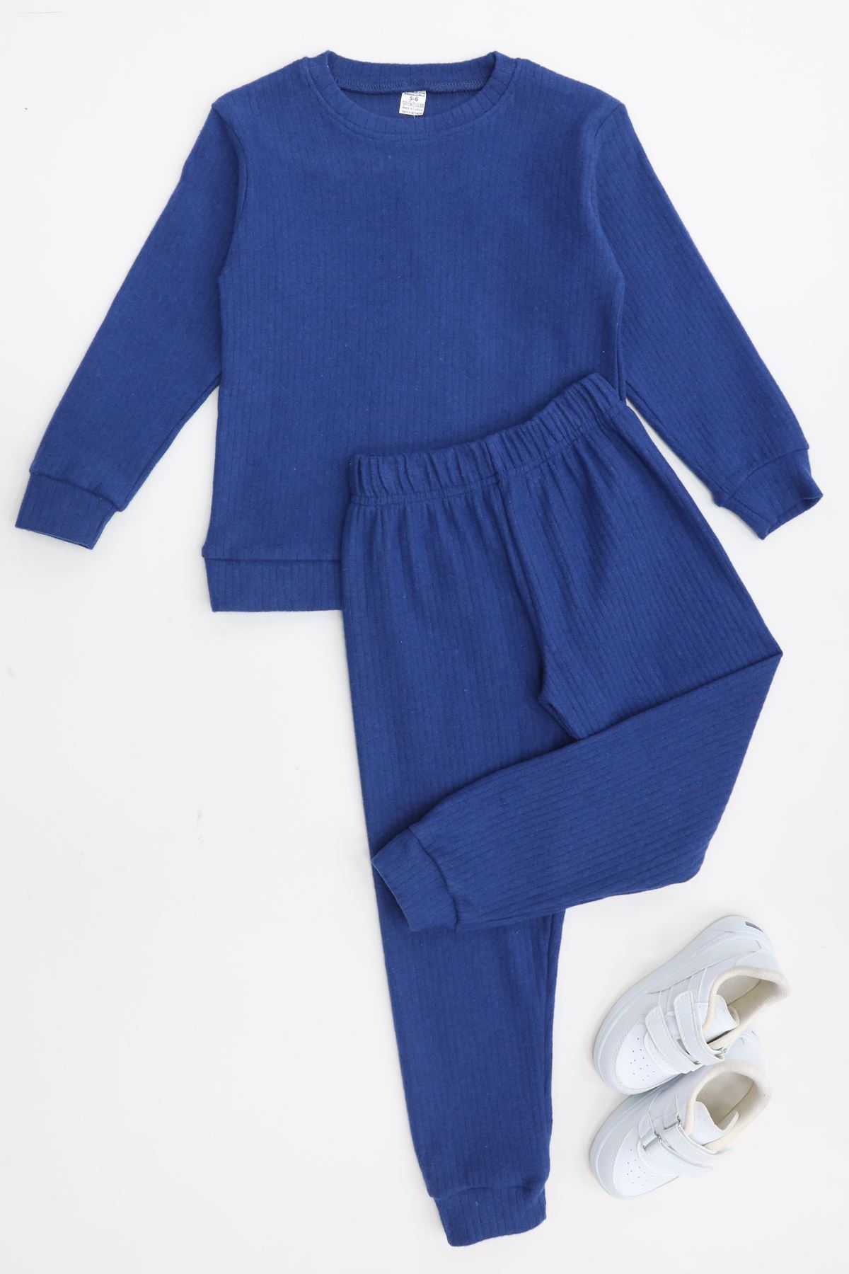 5-12 Yaş İnterlok Fitilli Takım Lacivert - 52183.1567.