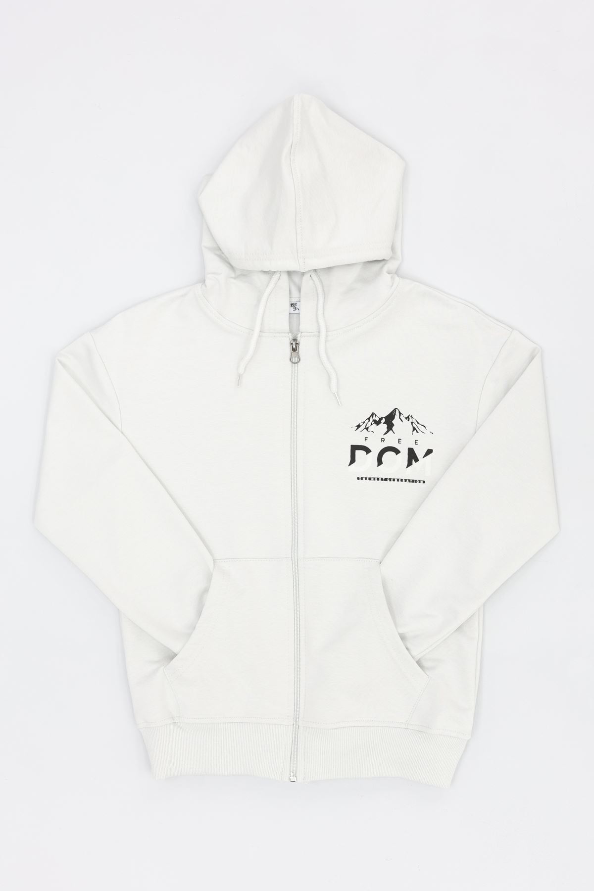 2 İplik 10-13 Yaş Kompak Fermuarlı Sweat Gri - 3264268.1576.