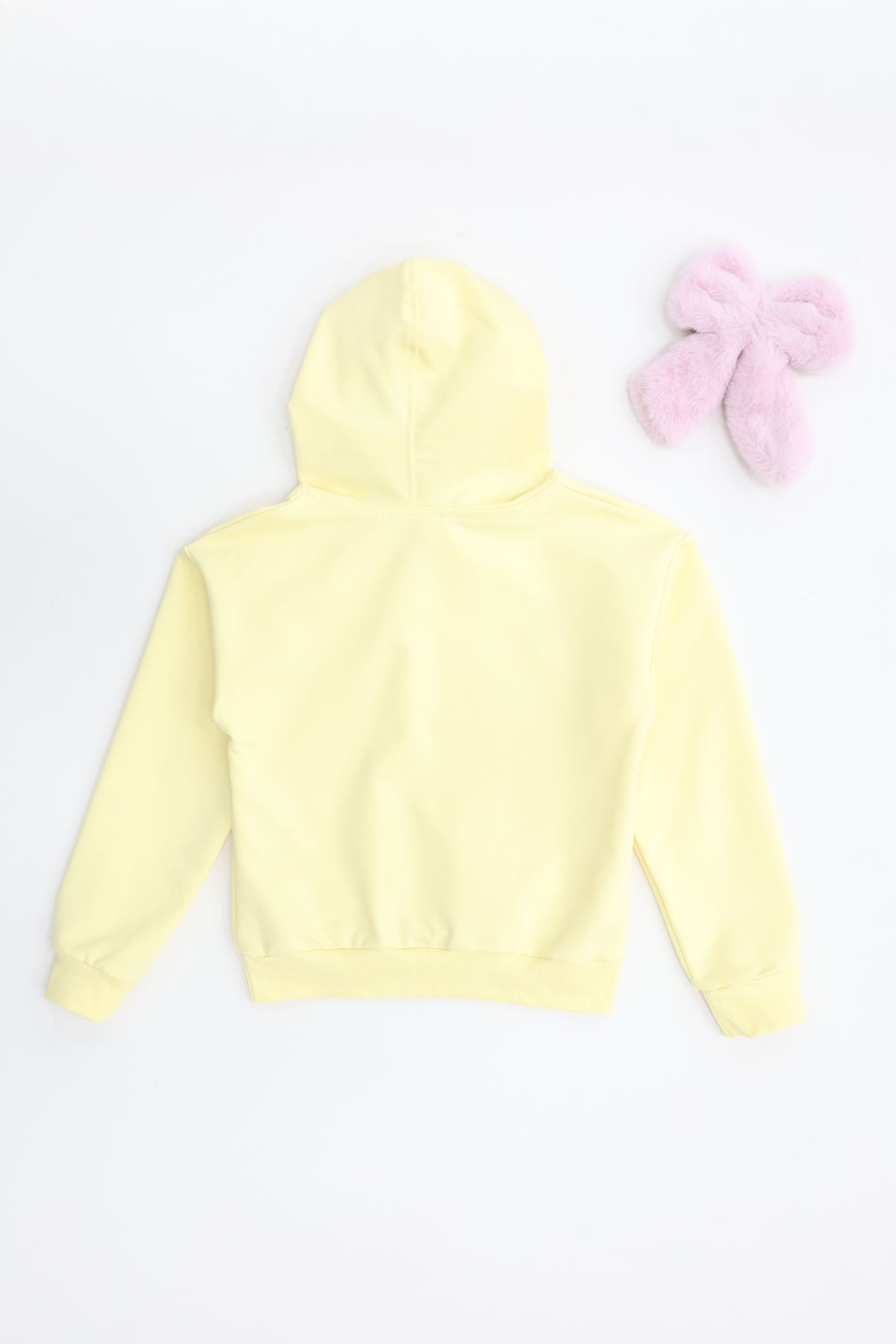 2 İp Şardonsuz Penye Sweat 5-8 Yaş Sarı - 6264271.1576.
