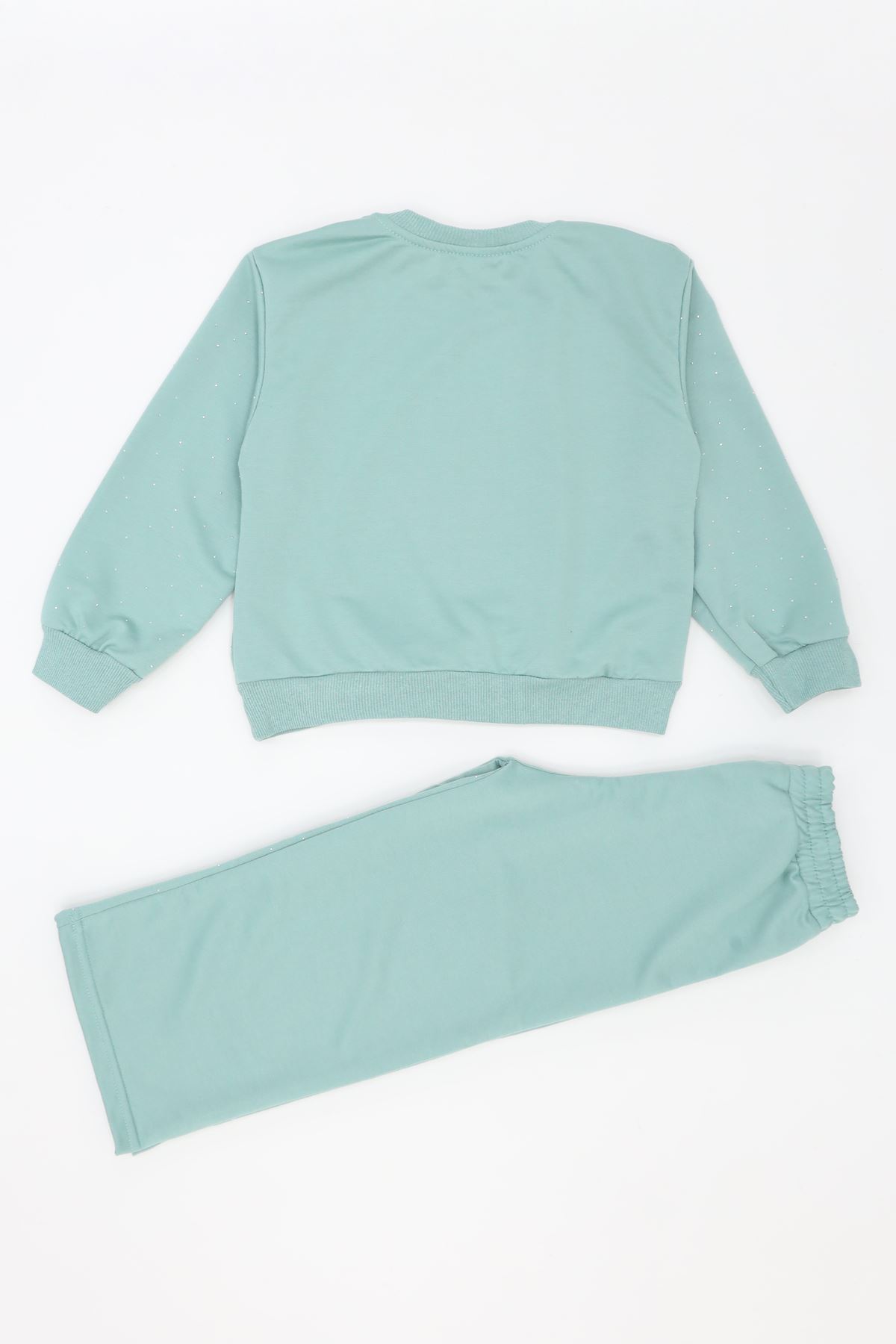 4-10 Yaş İki İplik Şardonsuz Çocuk Takım Mint - 55042.1776.