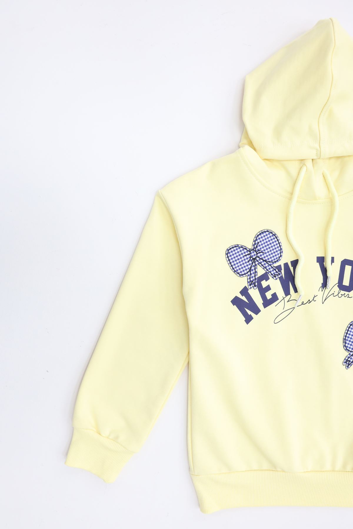 2 İplik Şardonsuz Penye Sweat 6-9 Yaş Sarı - 6264210.1576.