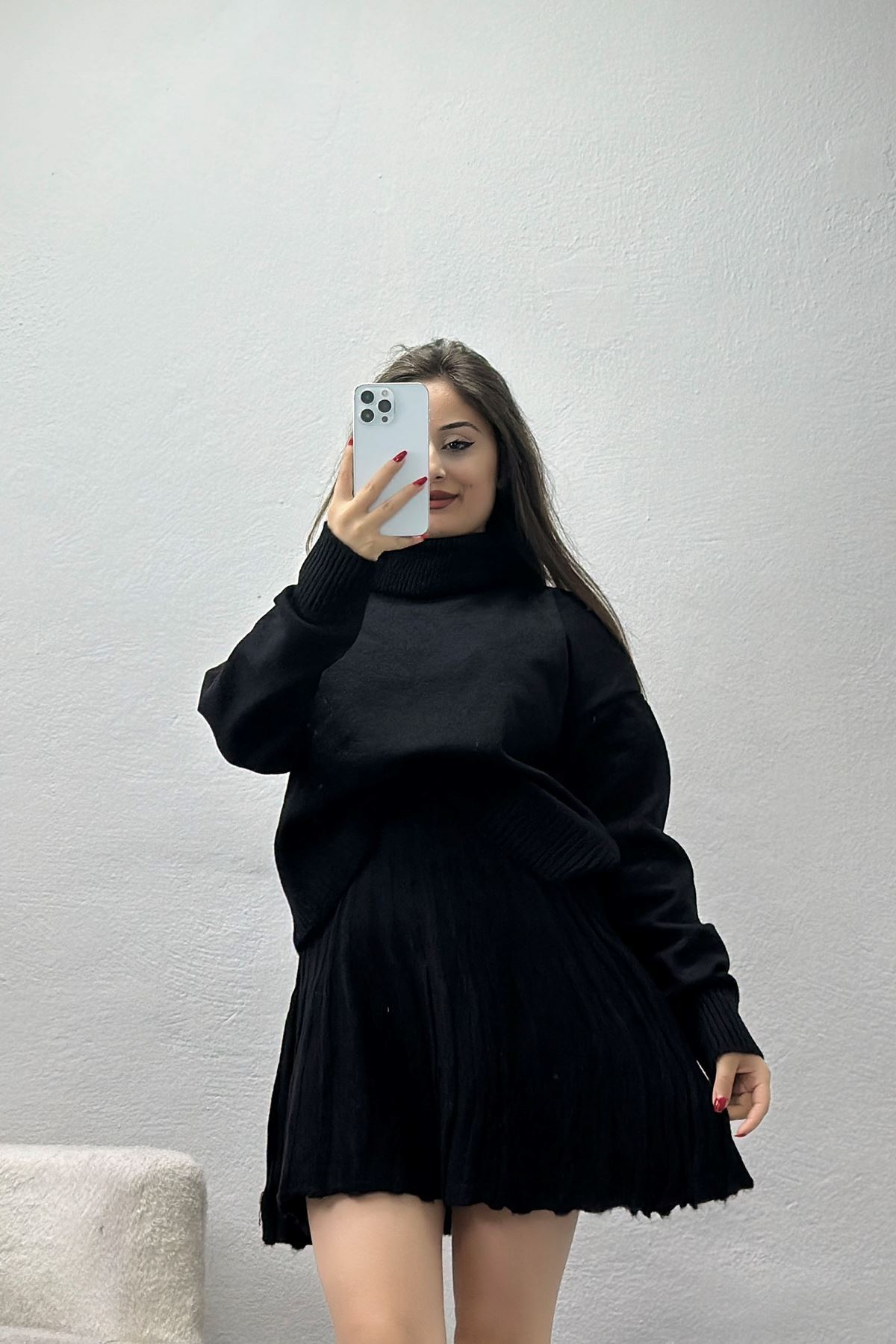 Triko Etekli Takım Siyah - 2361.1765.