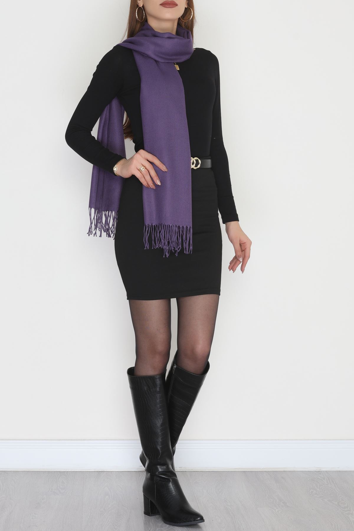 Paşmina Şal Mor - 70866.1736.