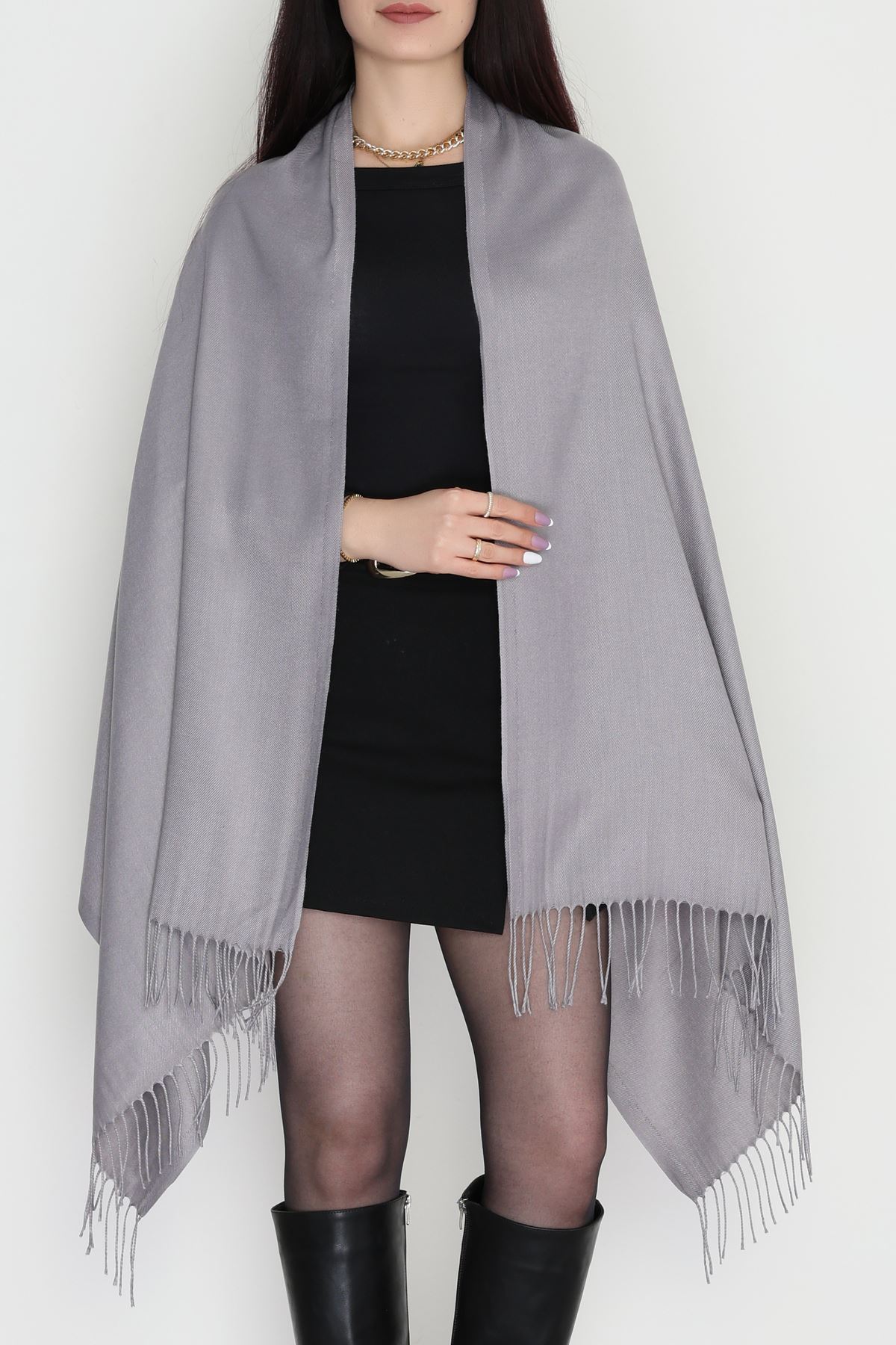 Paşmina Şal Gri - 70866.1736.