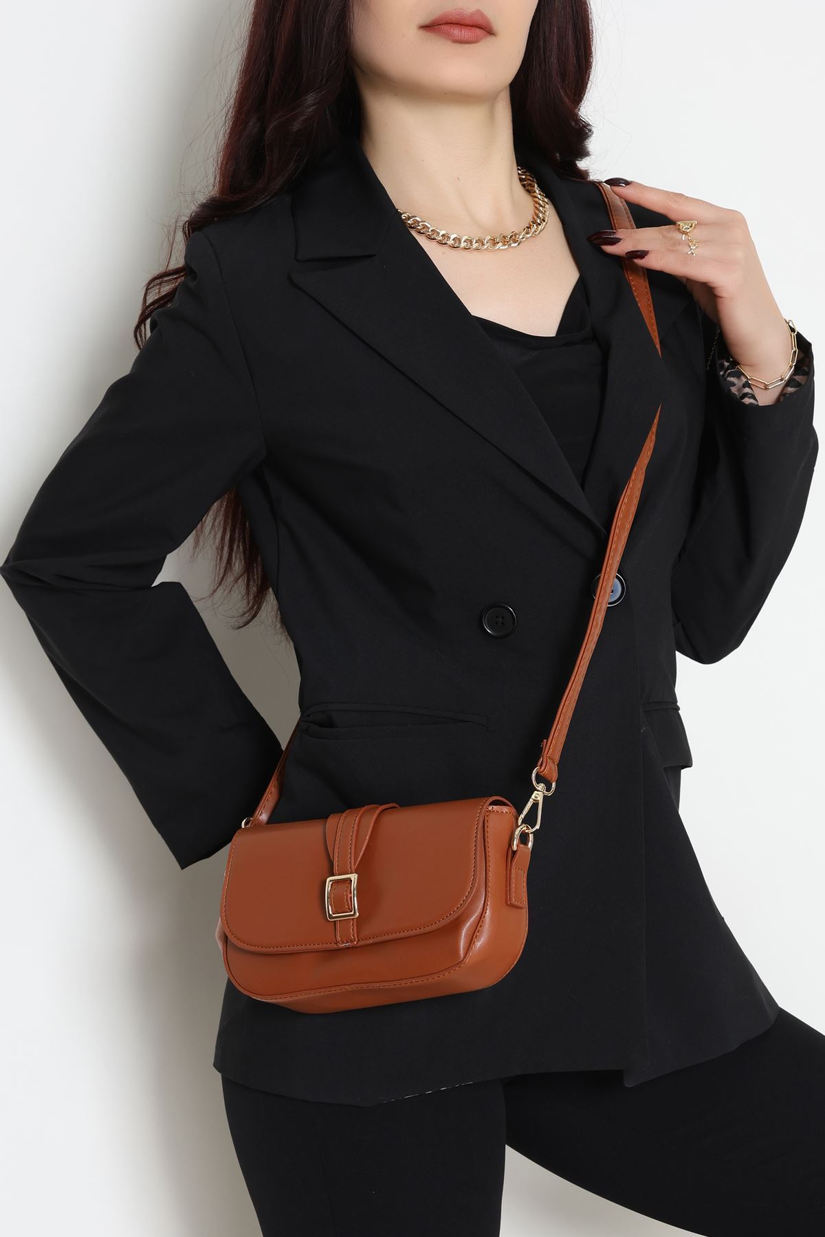 Omuz Çanta Taba - 3012.1853.