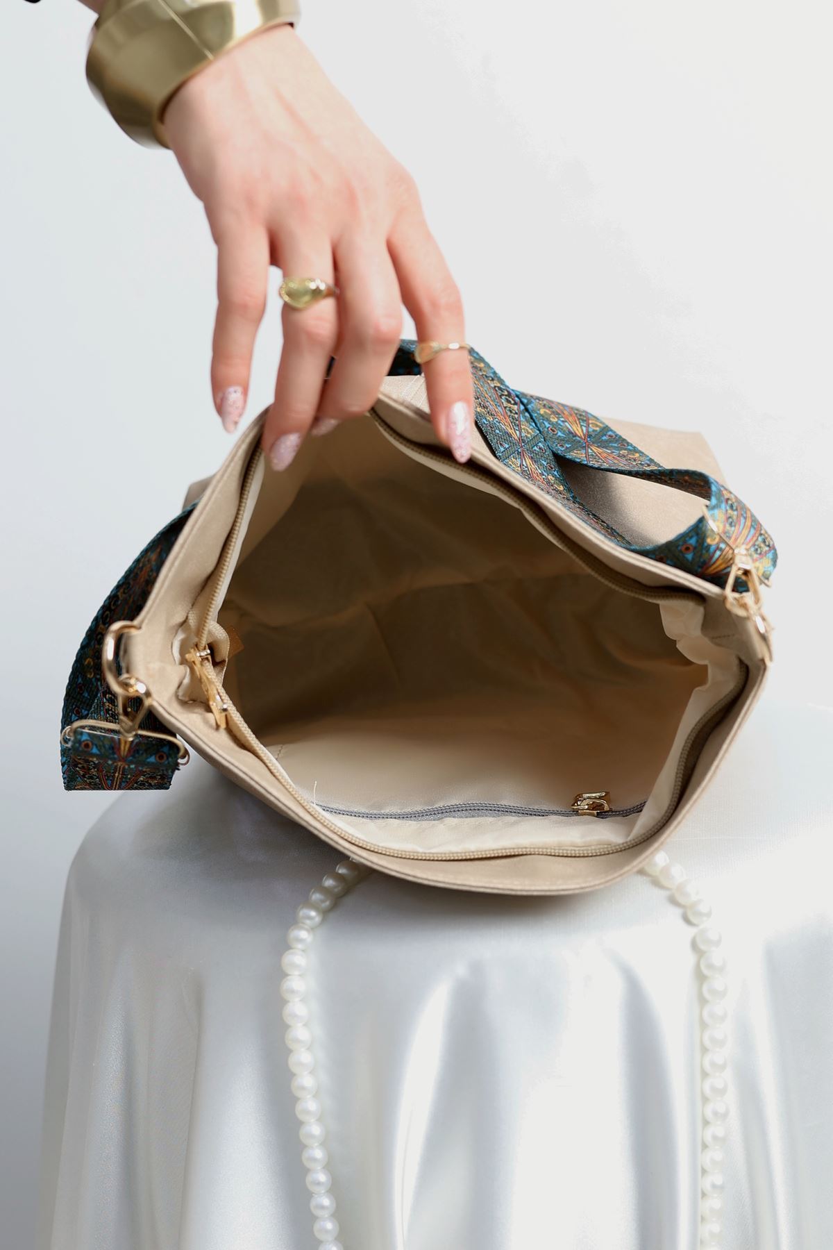 Omuz Çanta Vizon - 3002.1853.