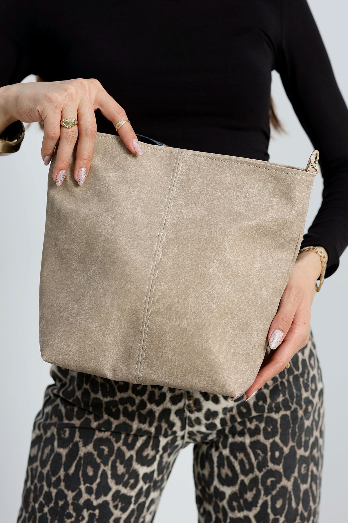 Omuz Çanta Vizon - 3002.1853.