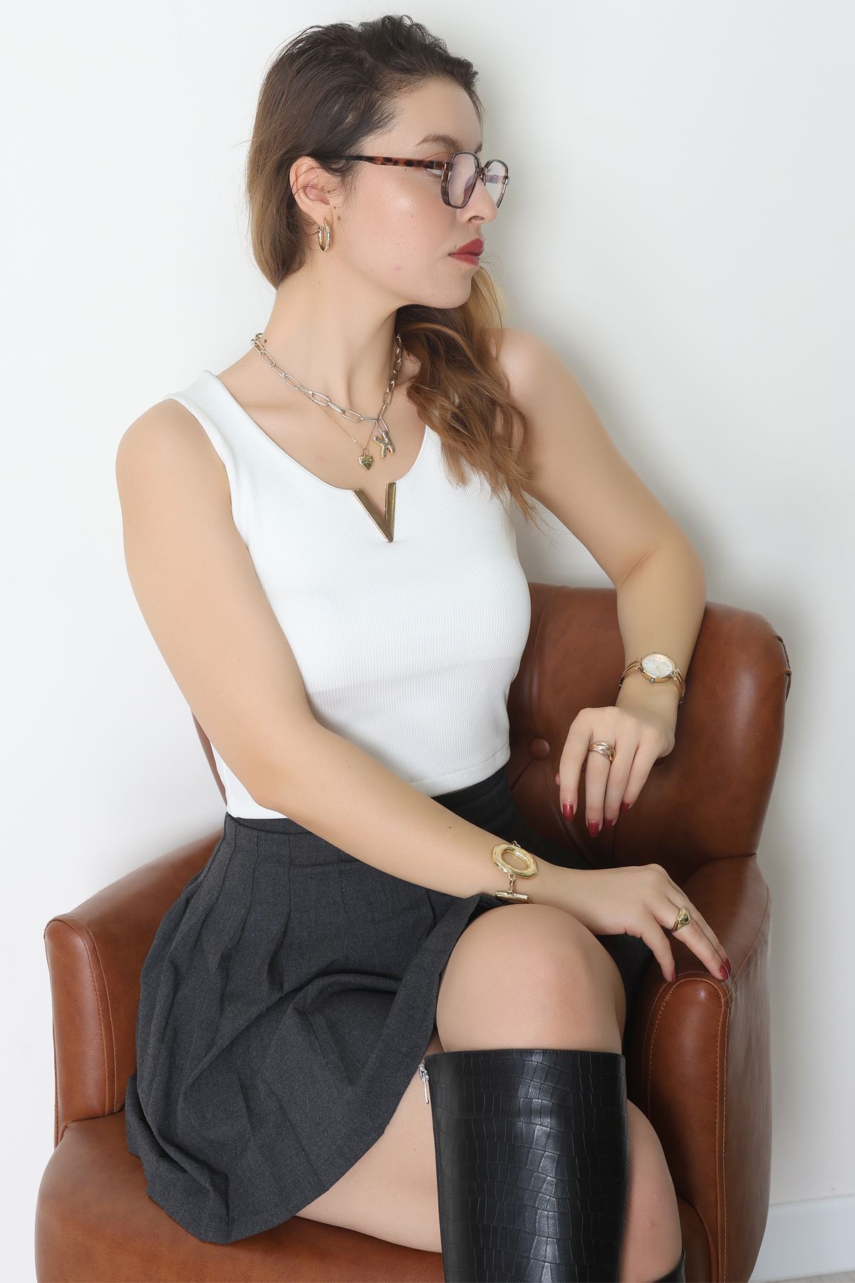 Mavi Işık Korumalı Ekran Gözlüğü Leopar - 20010.1724.