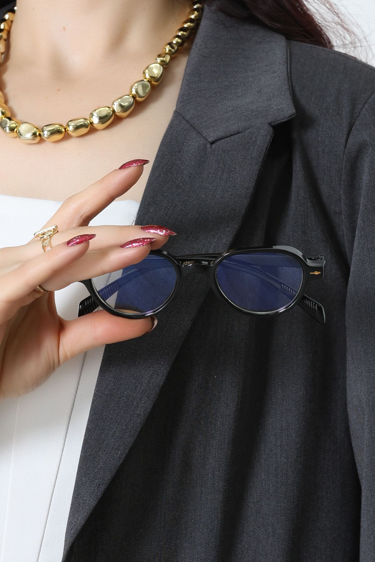 Mavi Işık Korumalı Ekran Gözlüğü Siyah4 - 20007.1724.