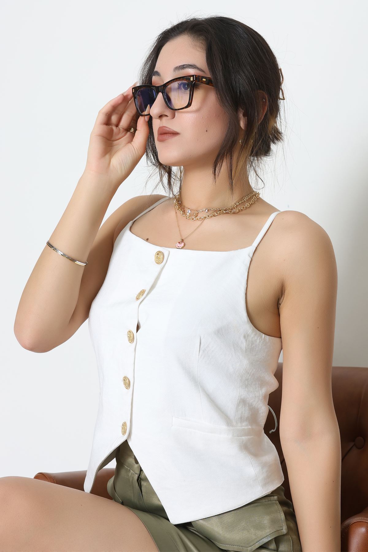 Mavi Işık Korumalı Ekran Gözlüğü Leokahve - 23014.1724.