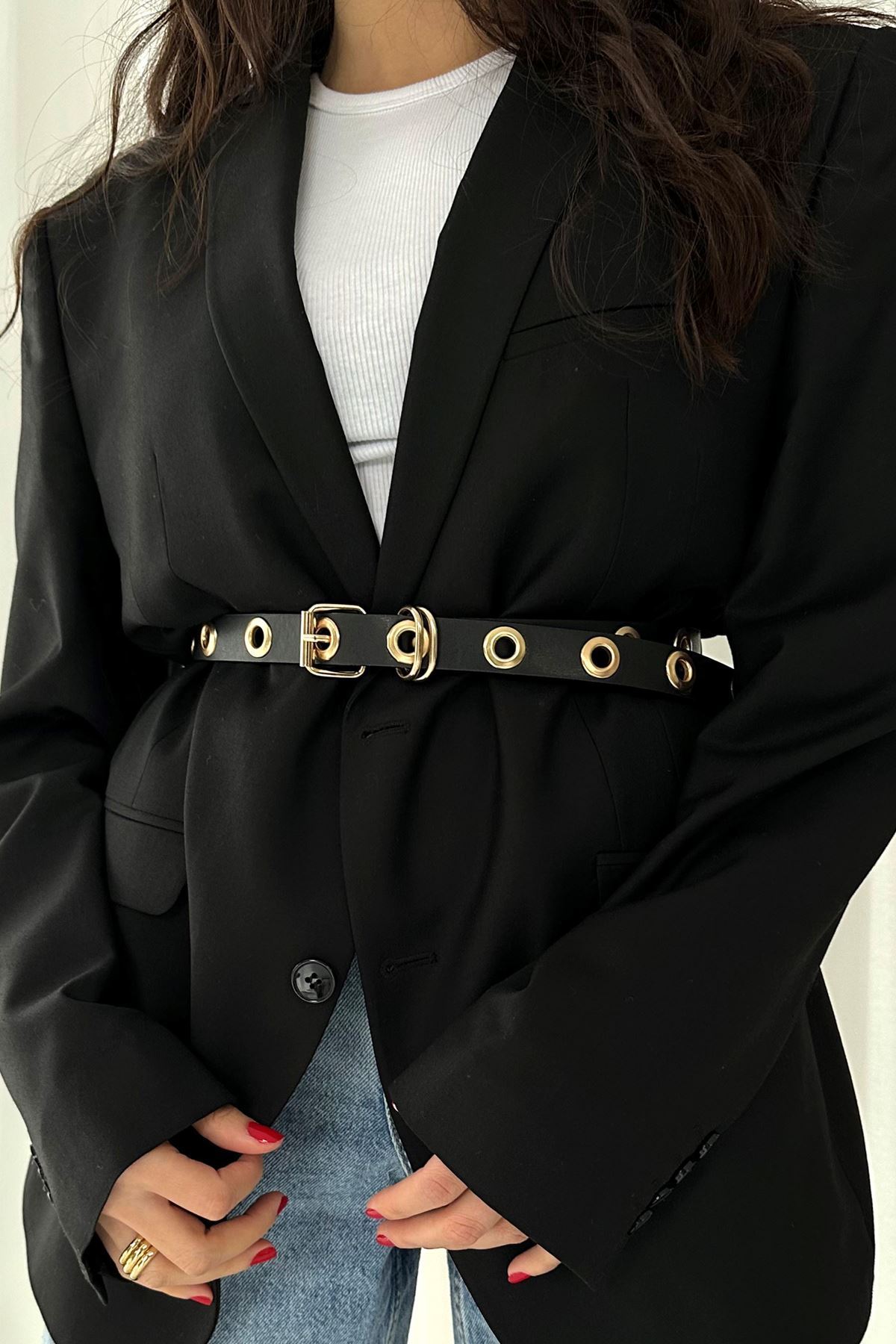 Aksesuar Kemer Siyah - 11350.1140.