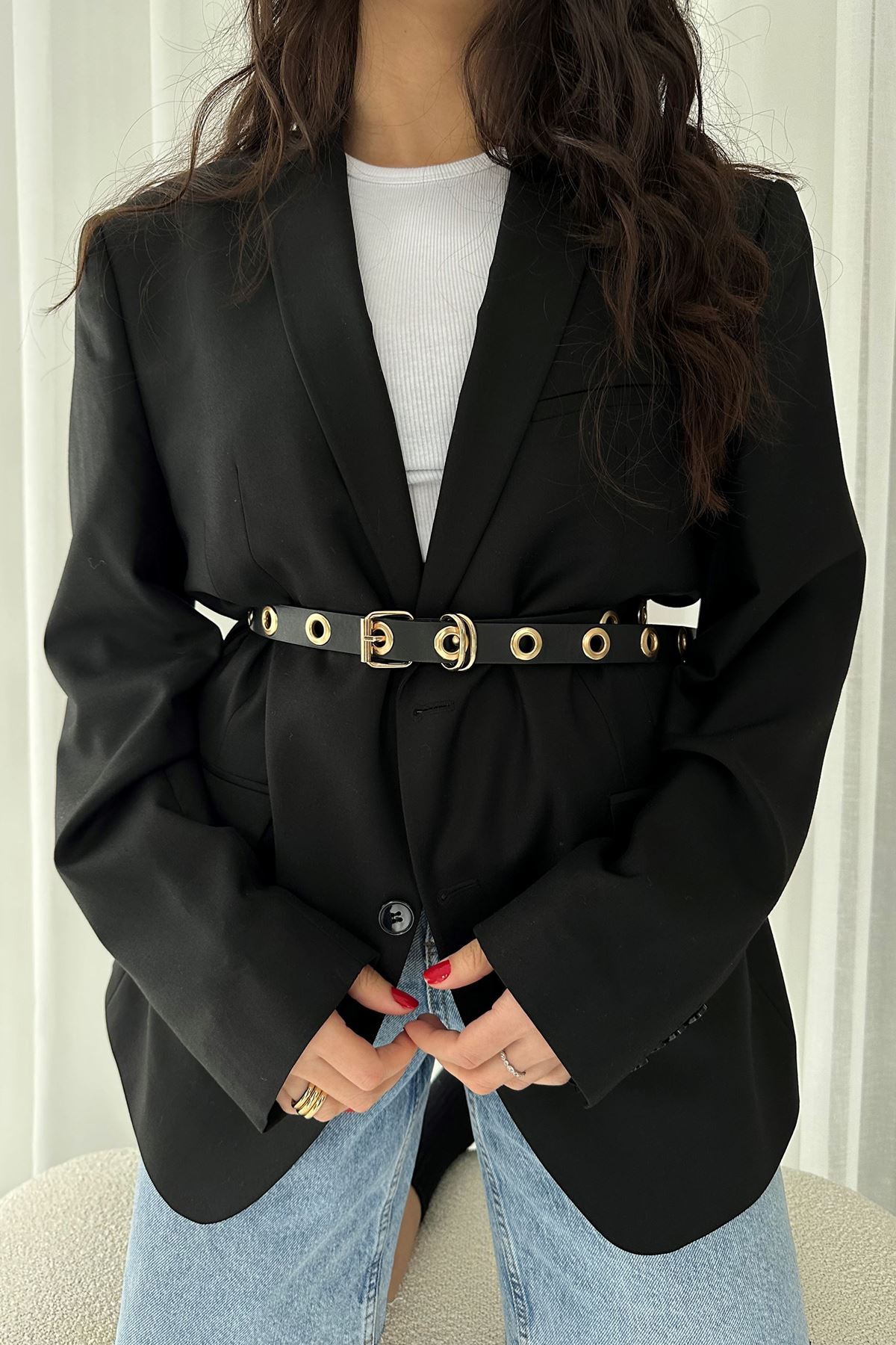 Aksesuar Kemer Siyah - 11350.1140.